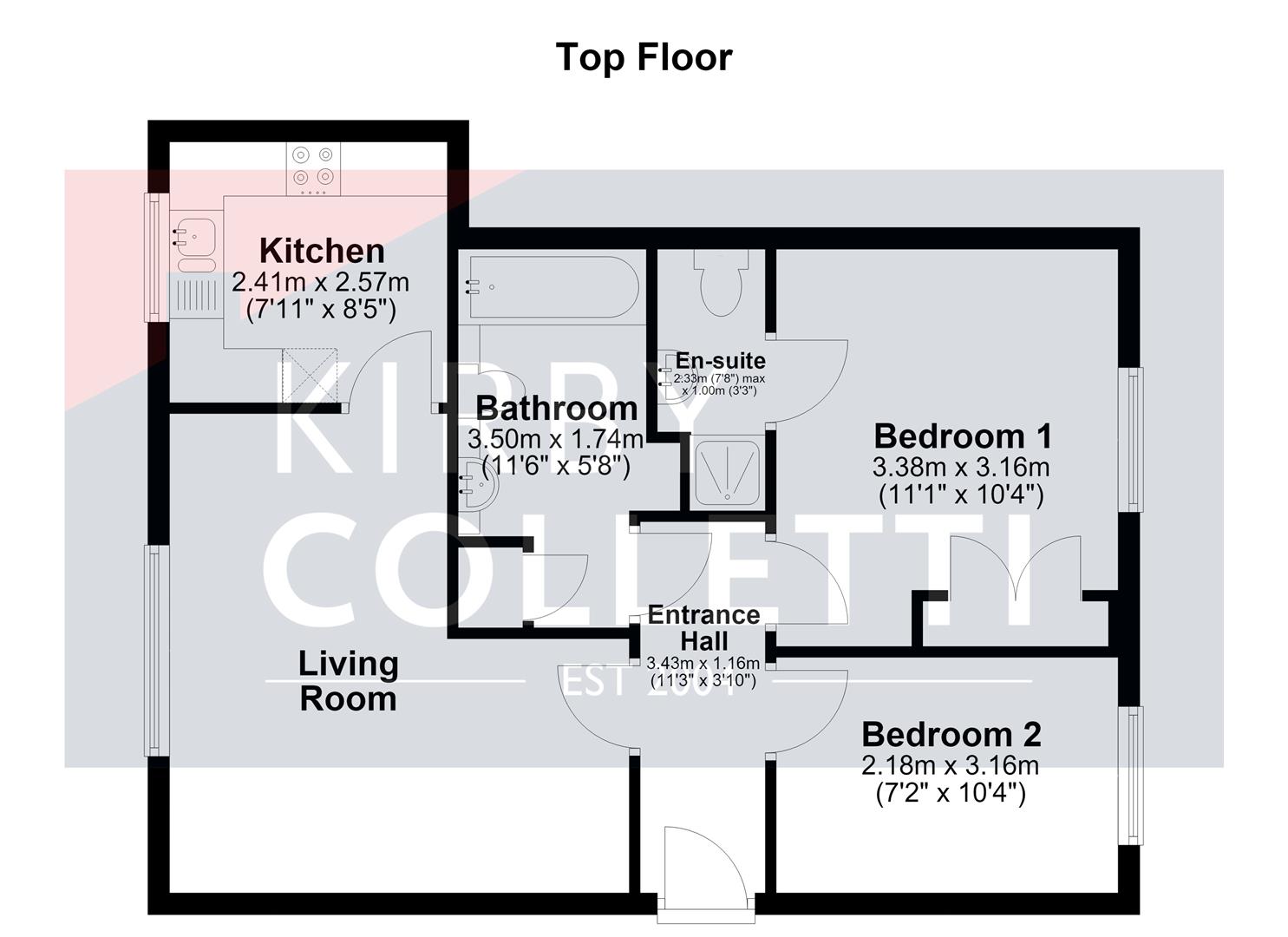 158, Plomer Avenue, Hoddesdon floorplan