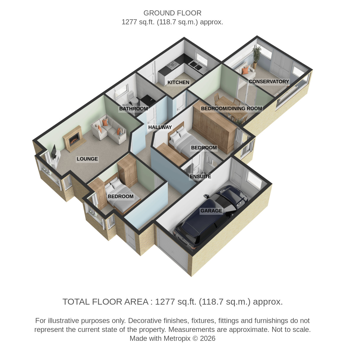 81 De La Bere Crescent, Burbage floorplan