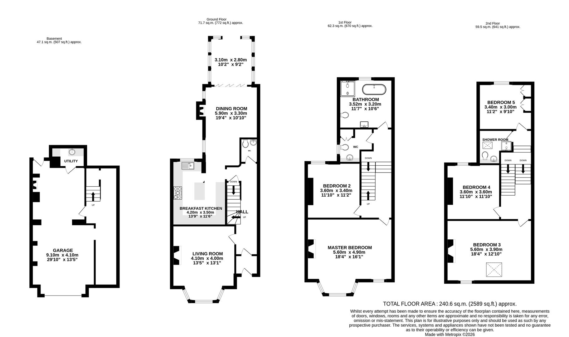 4, Orchard Road, Altrincham floorplan