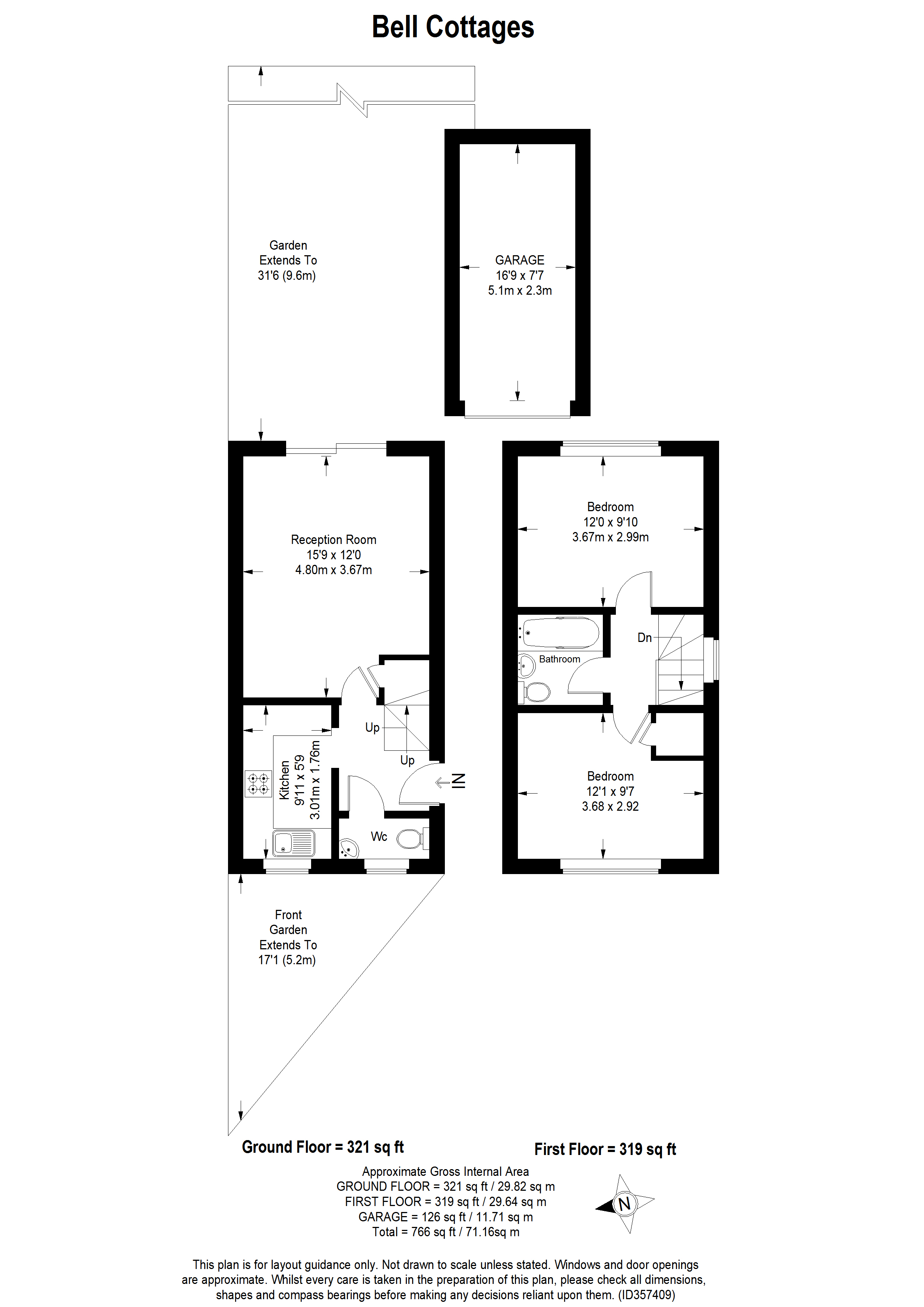 2 Bedrooms End terrace house for sale in Woldham Road, Bromley BR2