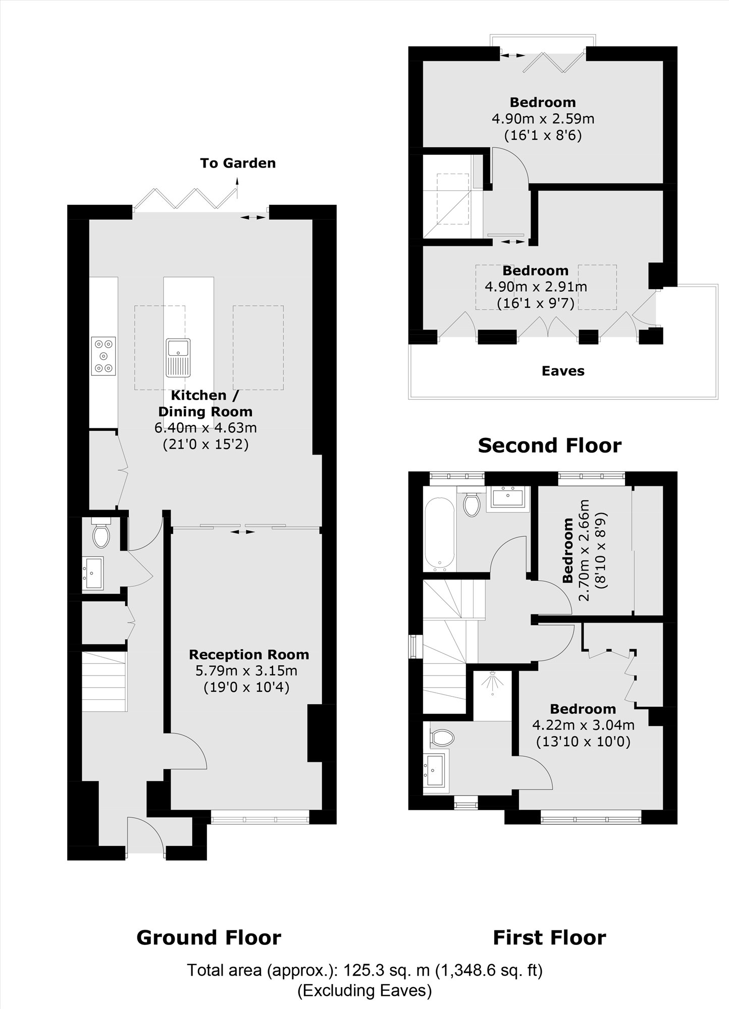 162, Broad Lane, Hampton floorplan