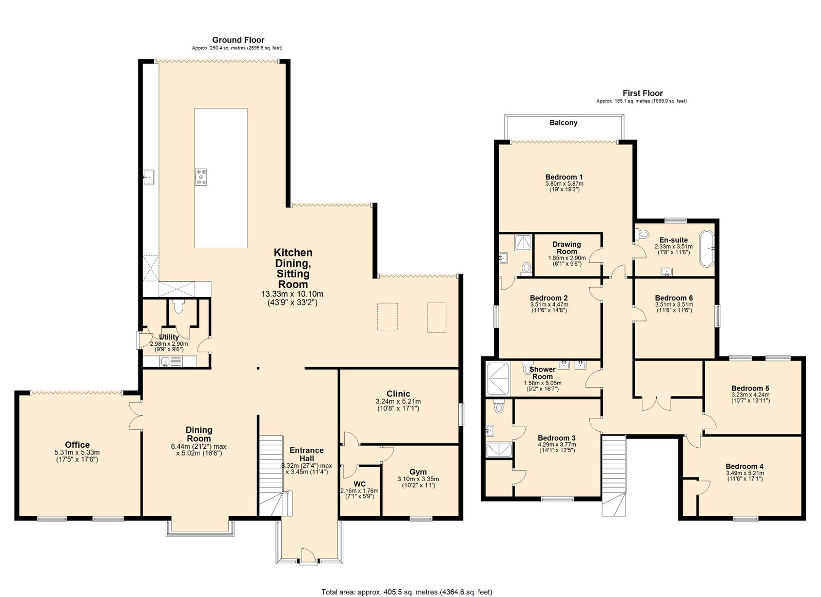 Mayrose House, Canfield Road, Bishop's Stortford floorplan