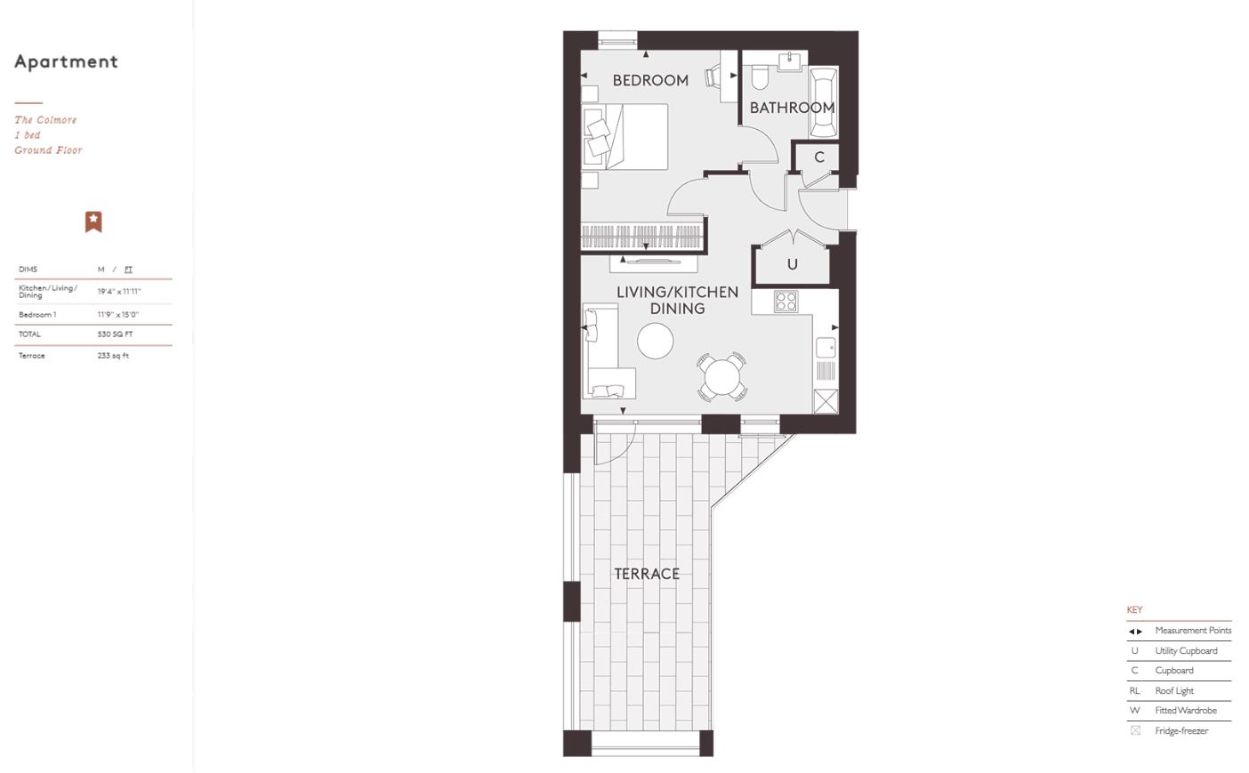 10, The Colmore, Birmingham floorplan