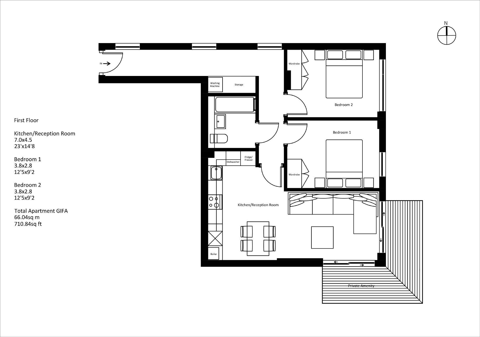 2 Bedrooms Flat for sale in Larden Hall, Essex Park Mews, London W3
