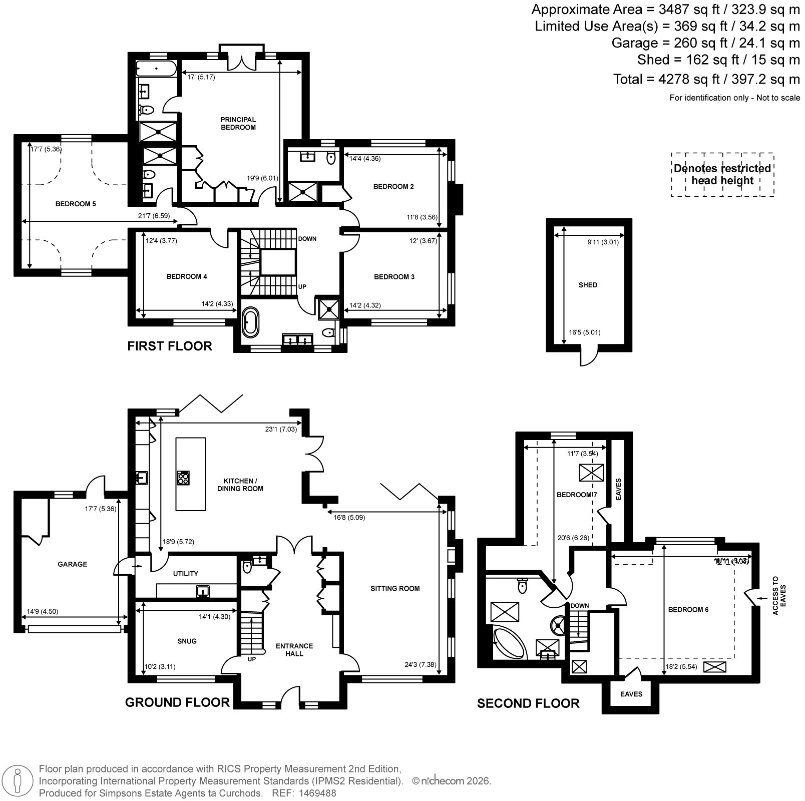 The Spinney,, Heath View, East Horsley floorplan