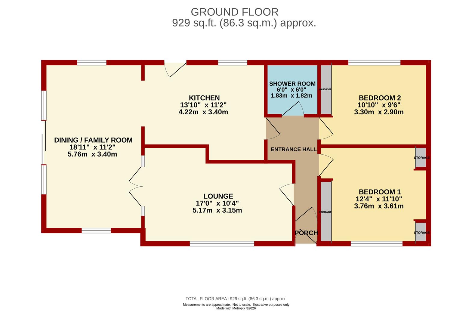 Windyridge, Sun Green Road, Lydney floorplan