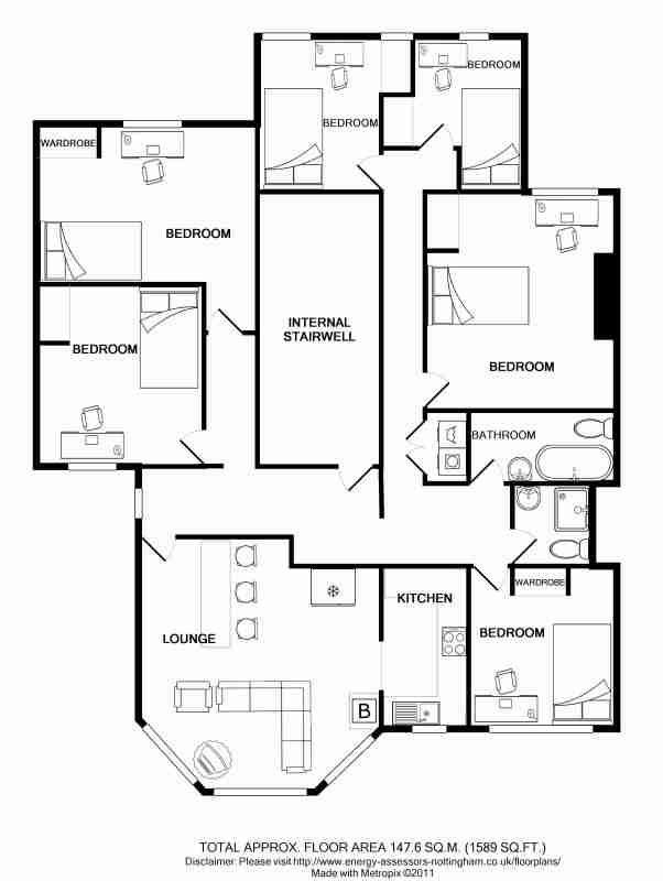 17, Ladybarn Road, Manchester floorplan