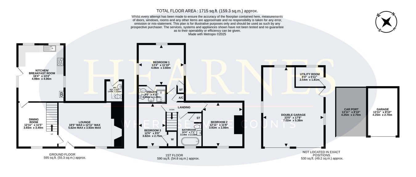 Moorlands, Haddons Drive, Wimborne floorplan