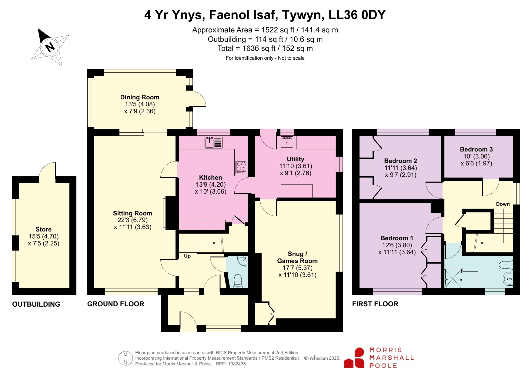 4, Yr Ynys, Tywyn floorplan