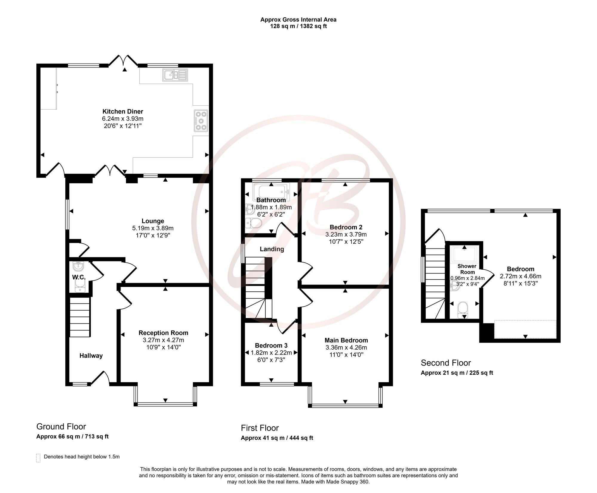 2, Northfield Crescent, Sutton floorplan