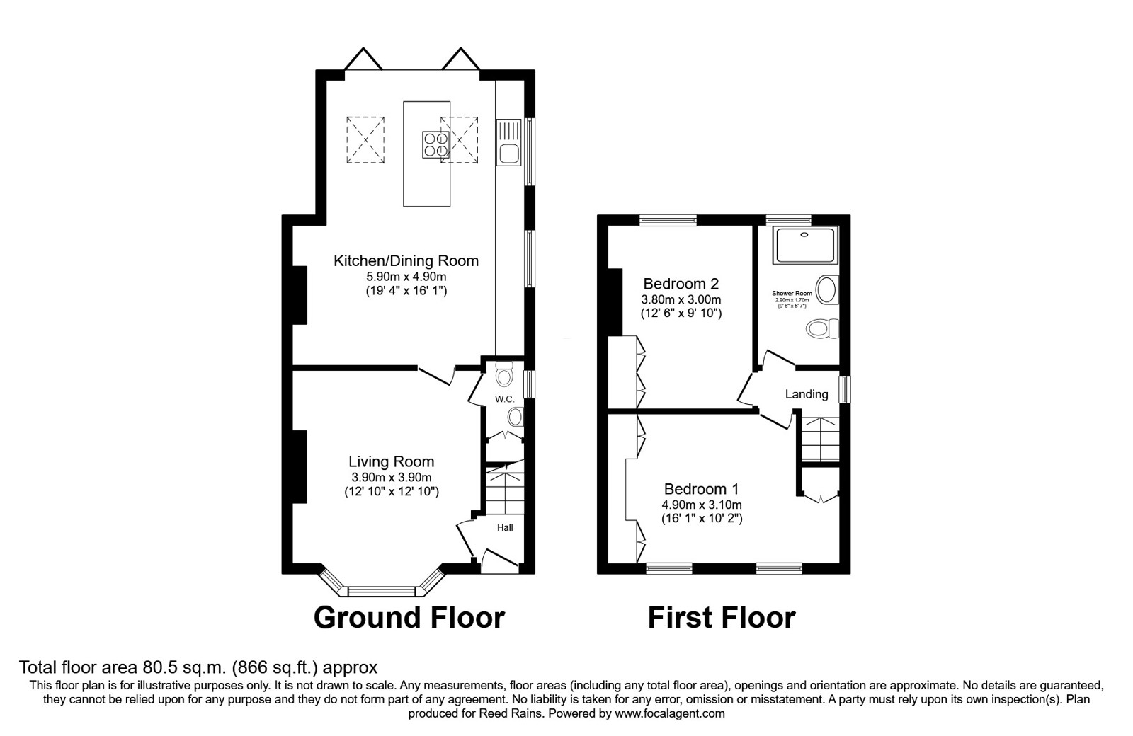 83, Bourne Street, Cheshire floorplan