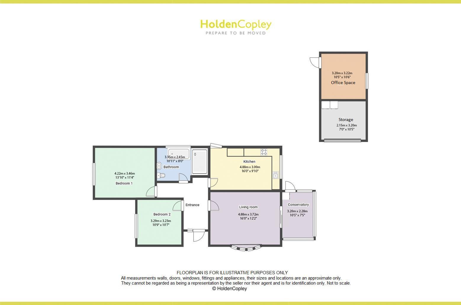 Nottingham Road, Borrowash, Derbyshire DE72, 2 bedroom detached