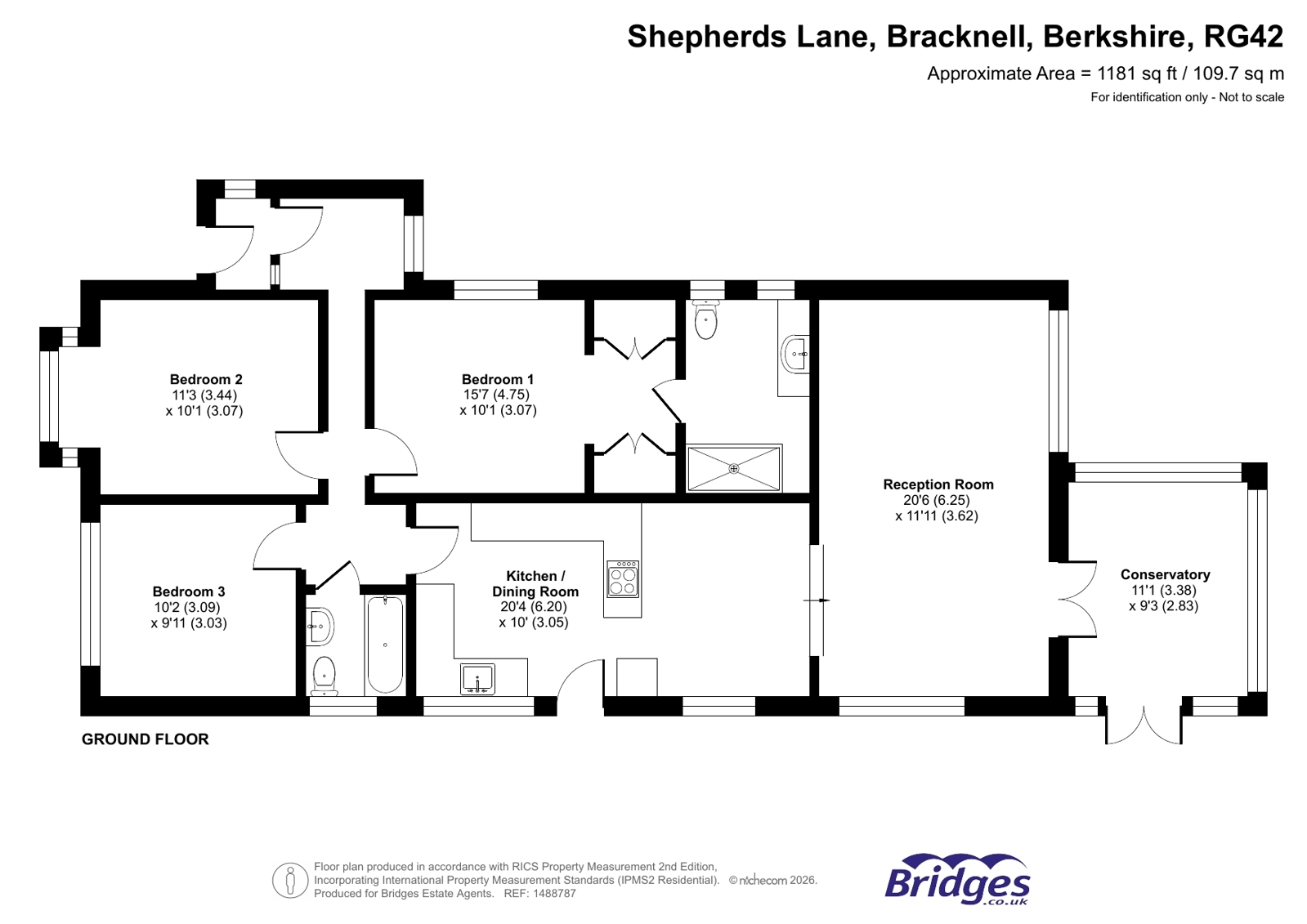3, Shepherds Lane, Berkshire floorplan