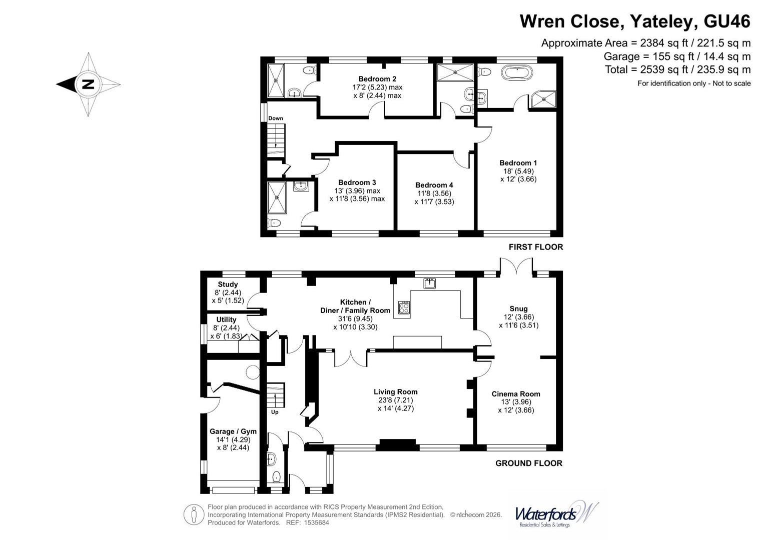 Wren Close, Hampshire floorplan