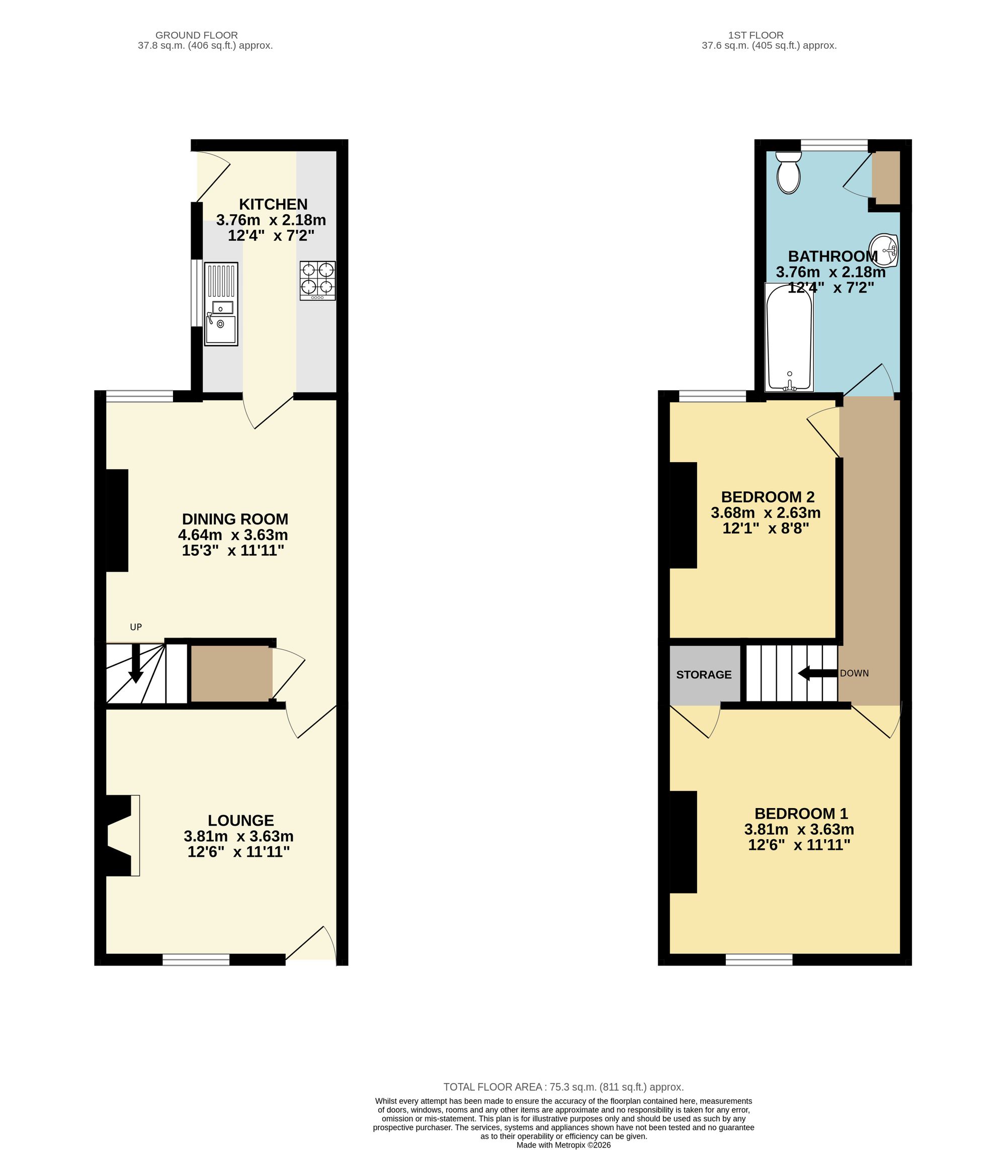 53 Church Street, Worksop floorplan