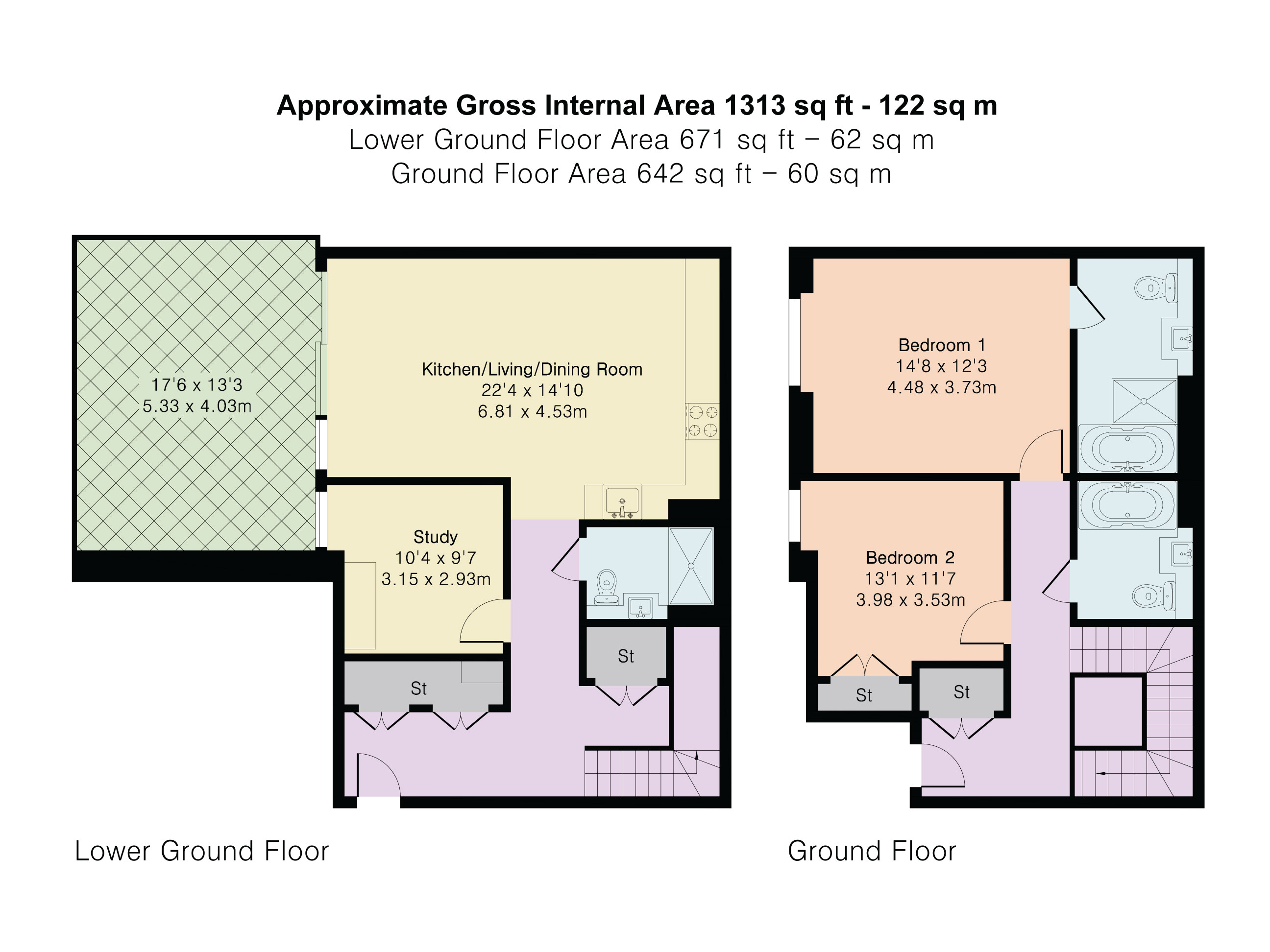 Seagrave Road, London floorplan