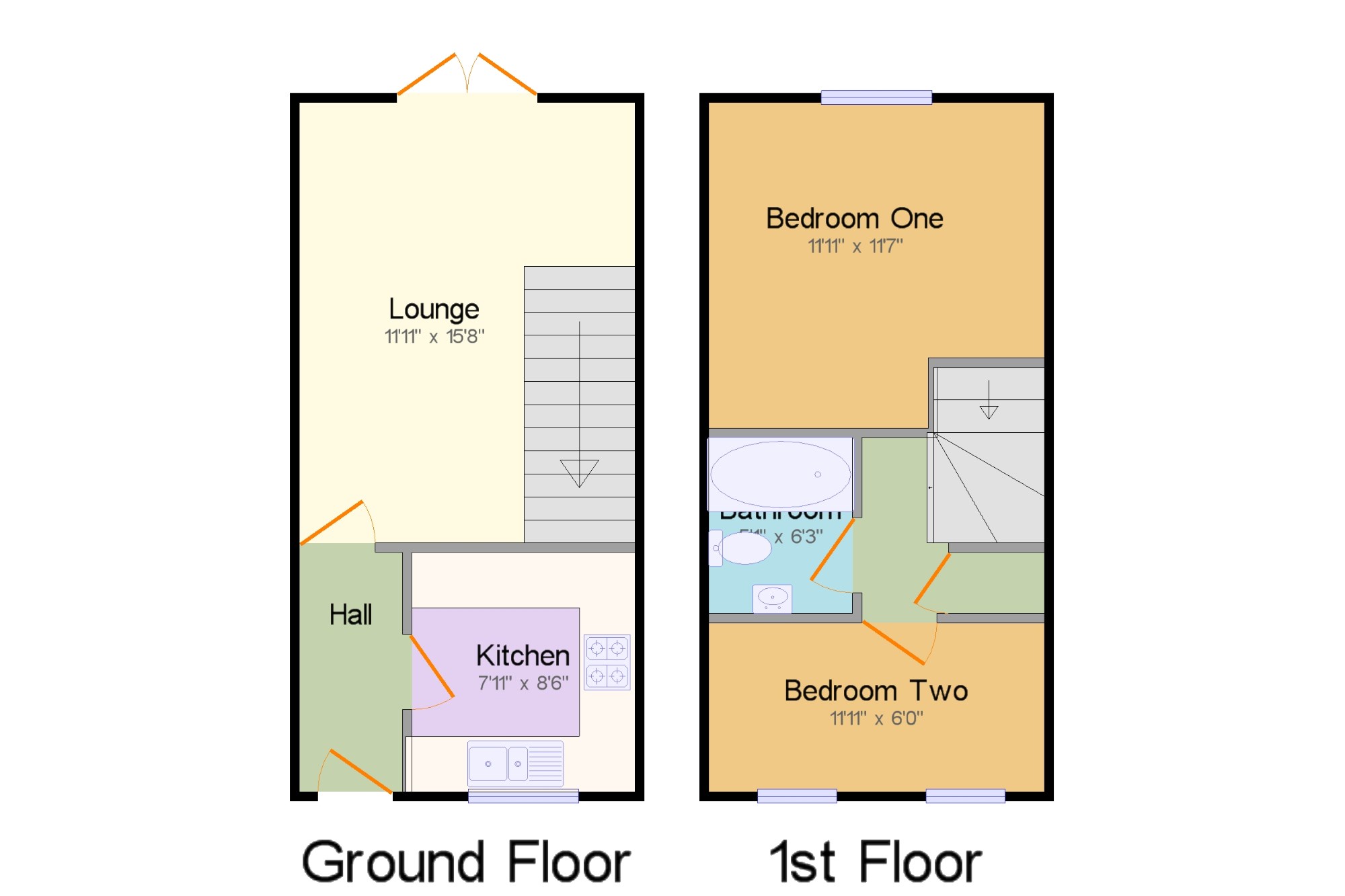 2 Bedrooms Terraced house for sale in Nichols Grove, Braintree CM7