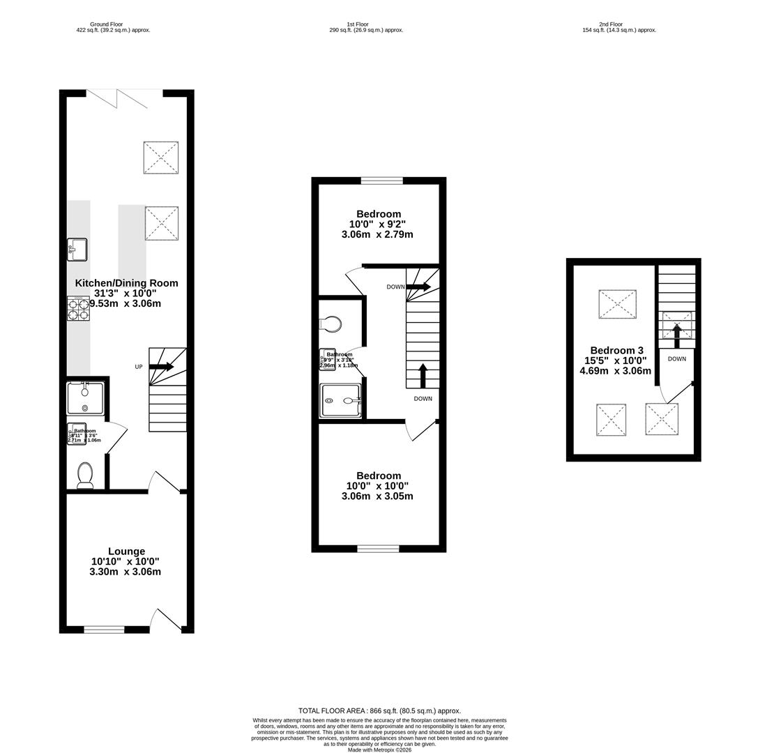 45a, Dale Street, York floorplan