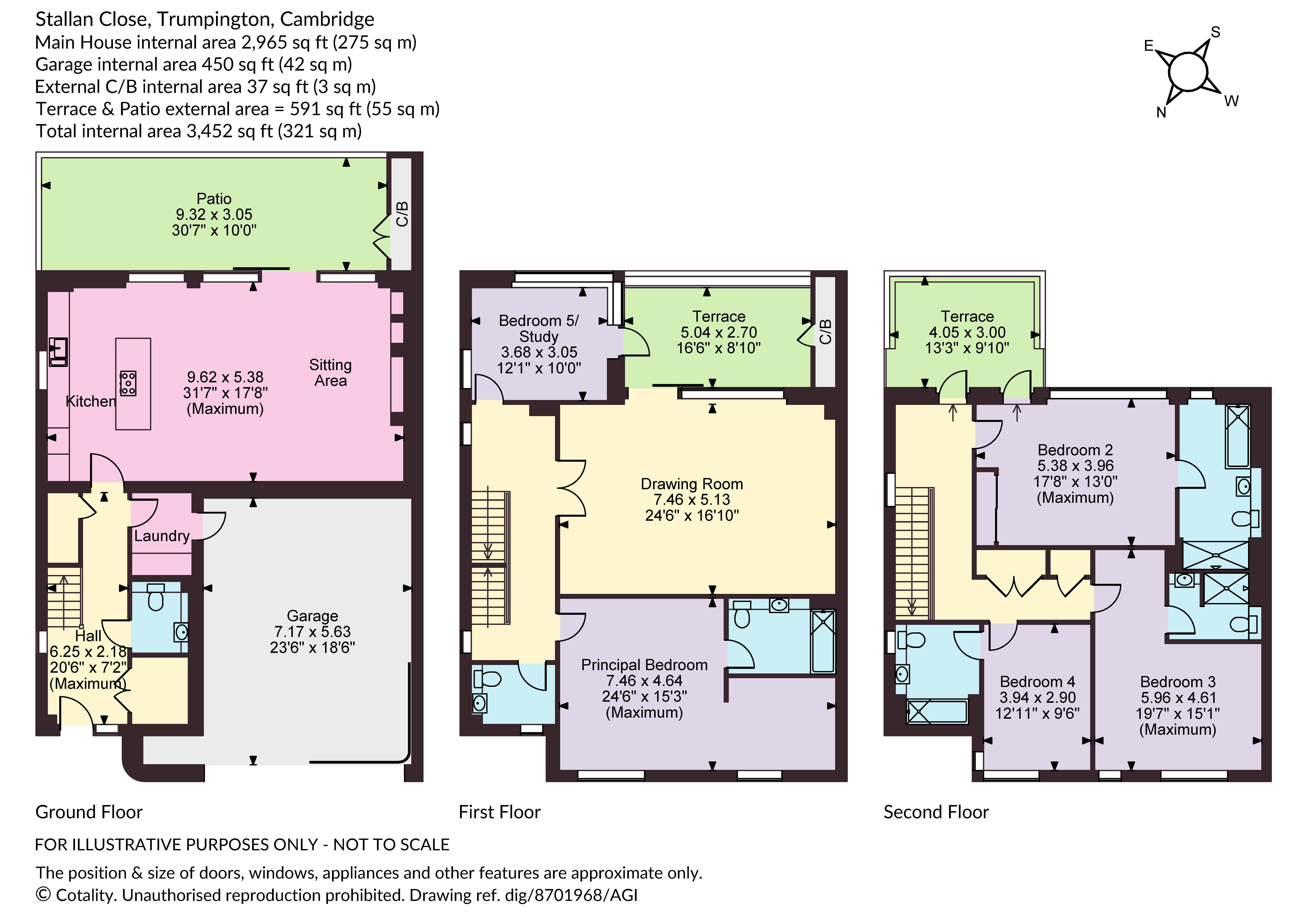 18, Stallan Close, Cambridge floorplan