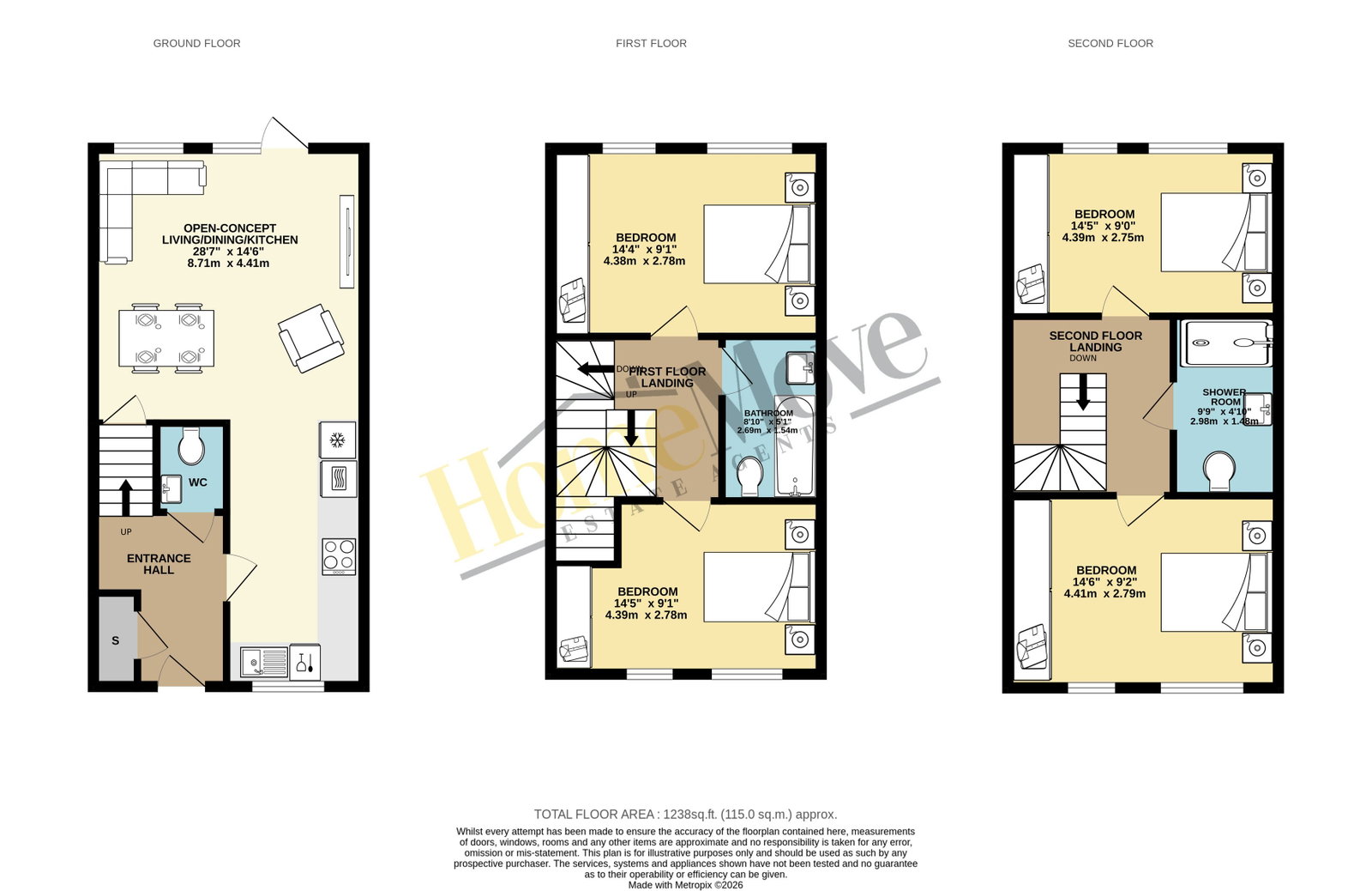 134, Wilford Crescent East, Nottingham floorplan