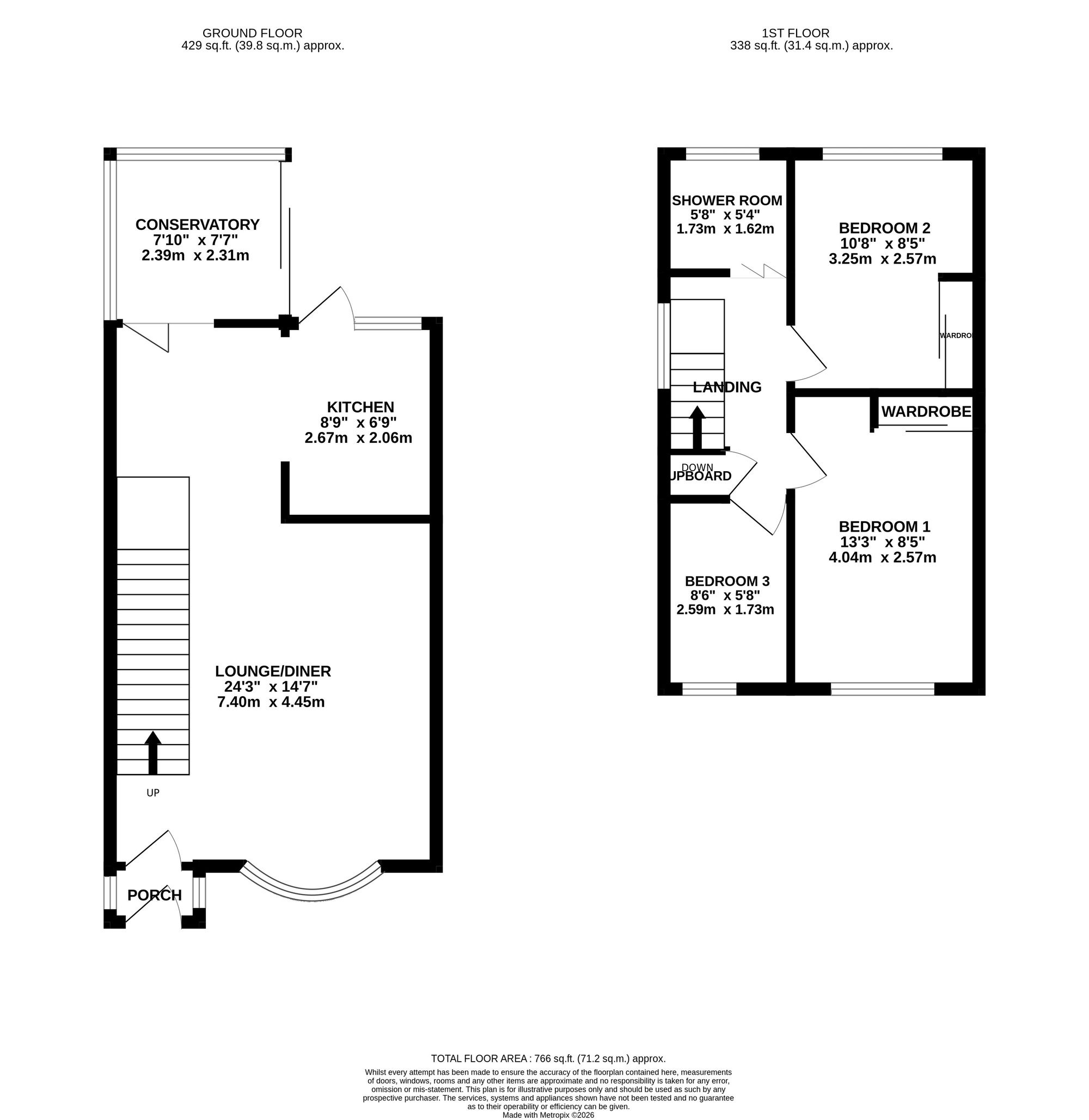 111 Mallard Crescent, Stockport floorplan