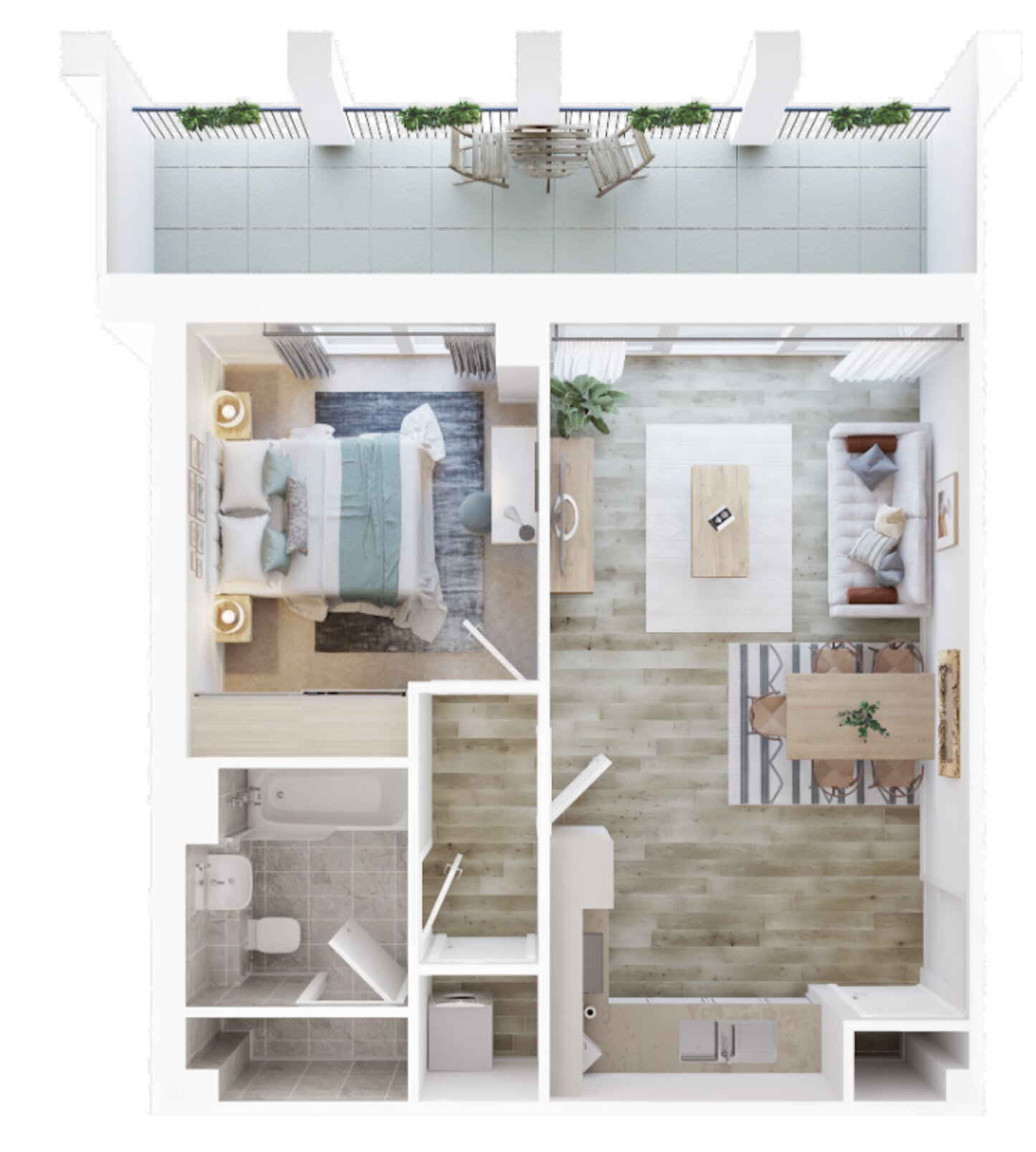 Flat 61 Pochard Heights, Auckland Road, London floorplan