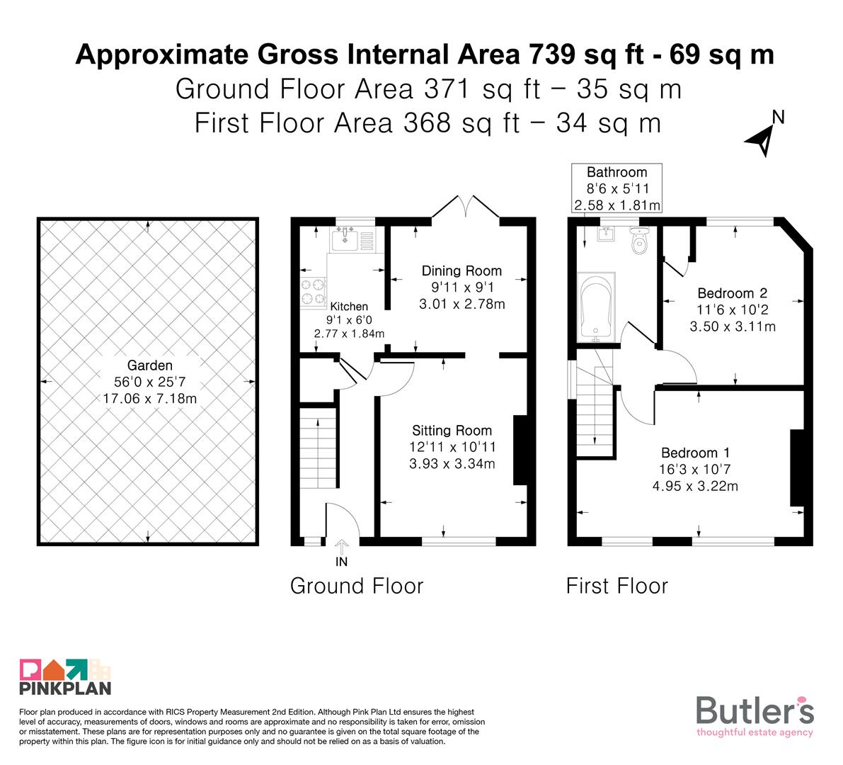 121, Washington Road, Worcester Park floorplan