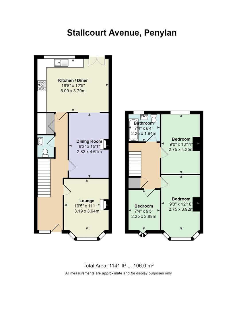 42, Stallcourt Avenue, Cardiff floorplan