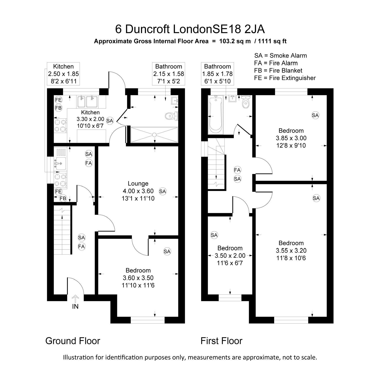 6, Duncroft, London floorplan