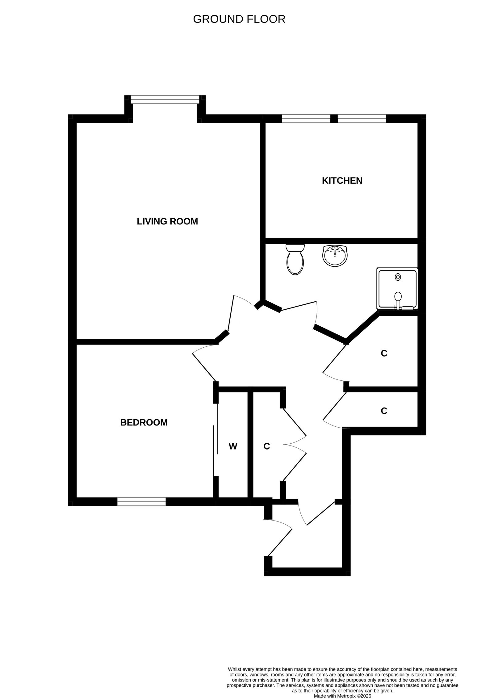 133, King Street, Inverness floorplan