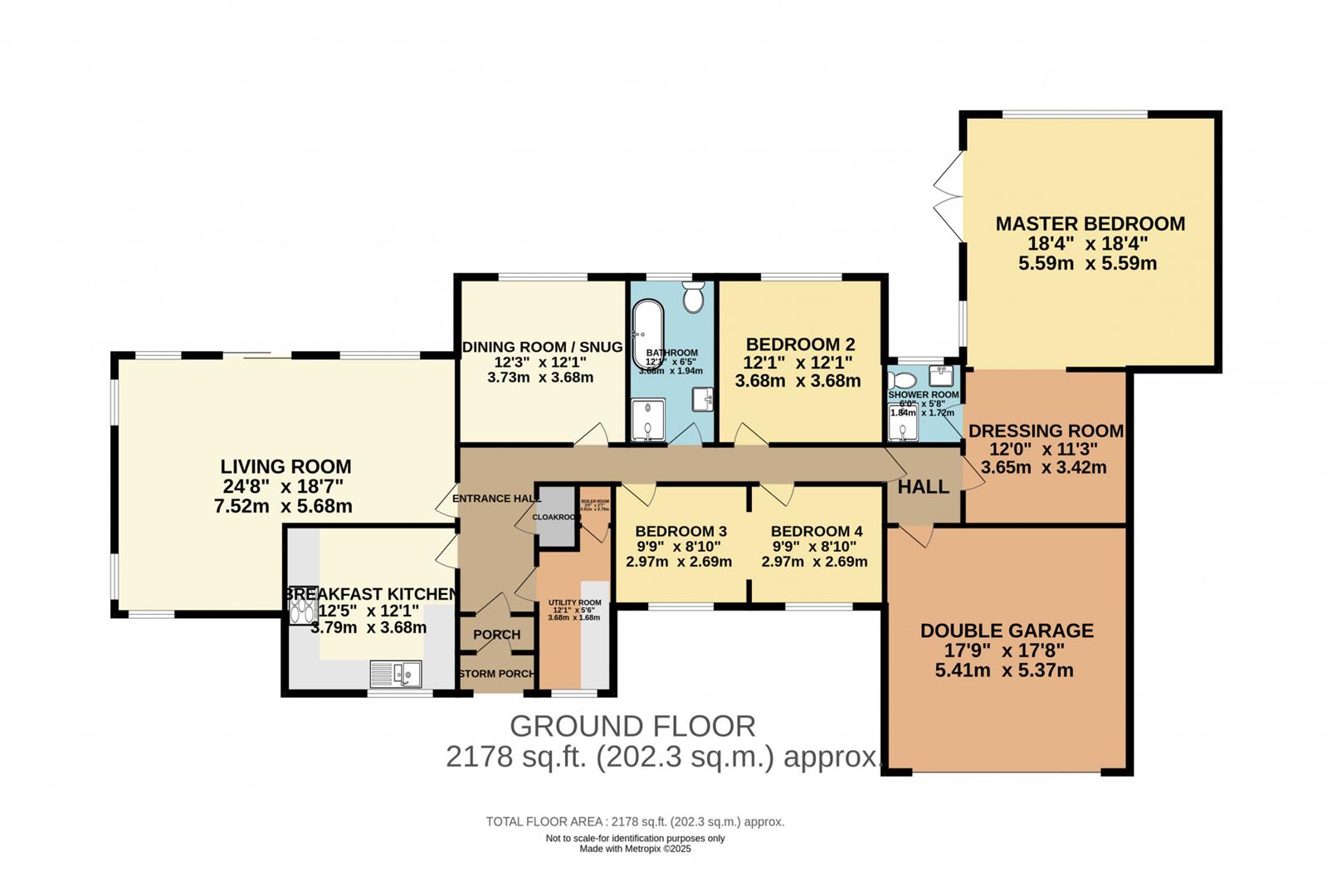 Silverburn, Quarterbridge Road, Douglas floorplan