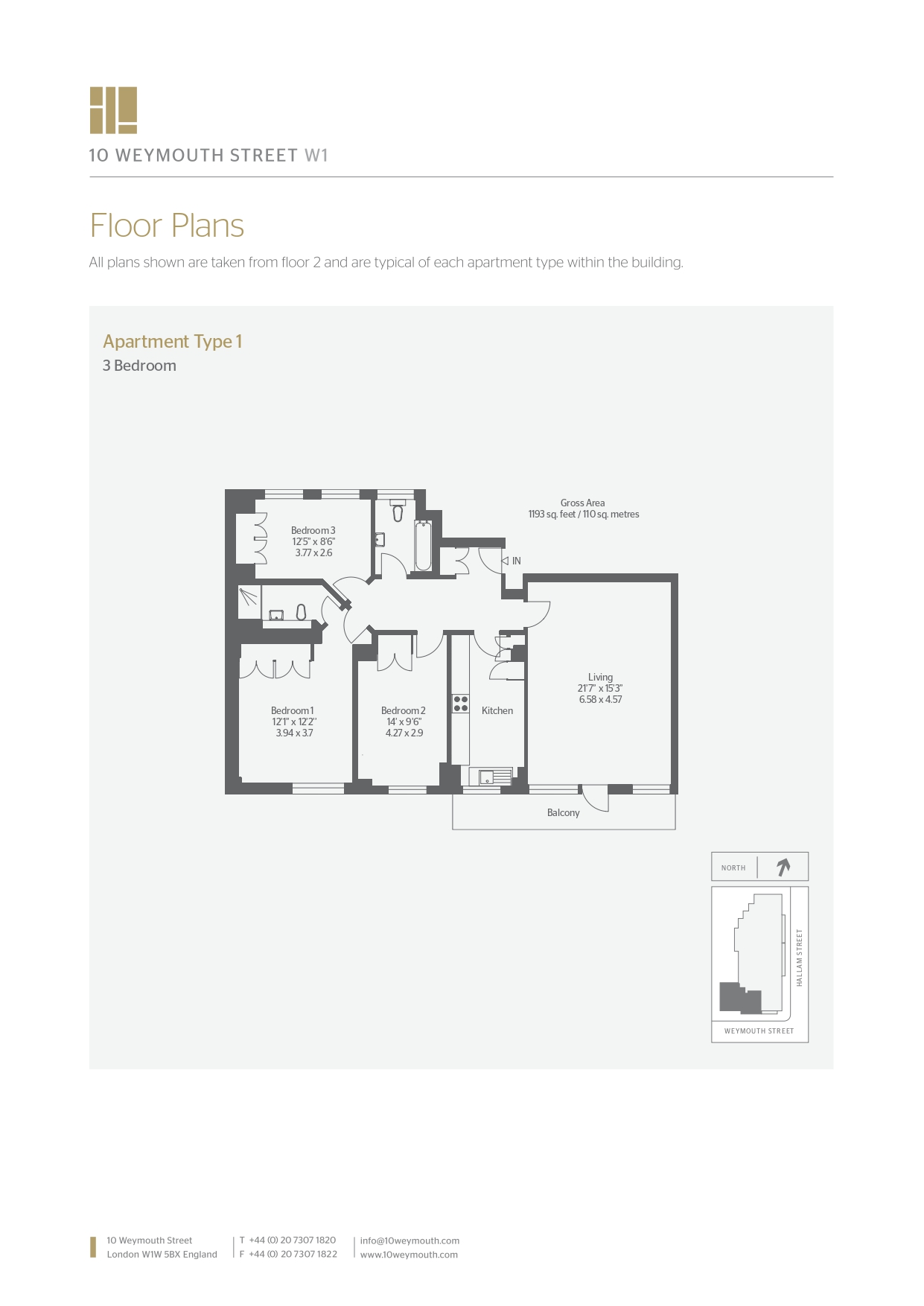 101, Weymouth Street, Marylebone floorplan