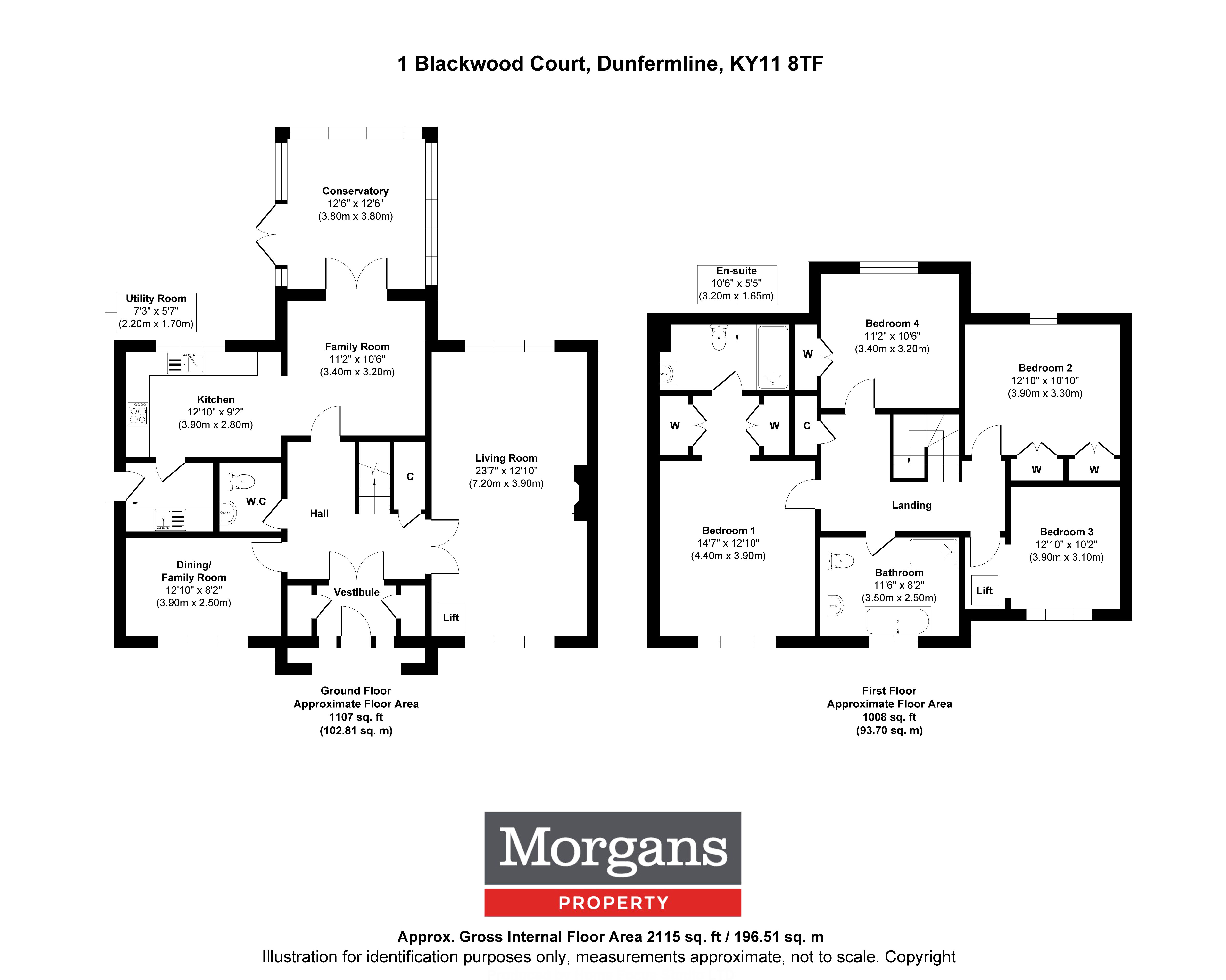 1, Blackwood Court, Dunfermline floorplan