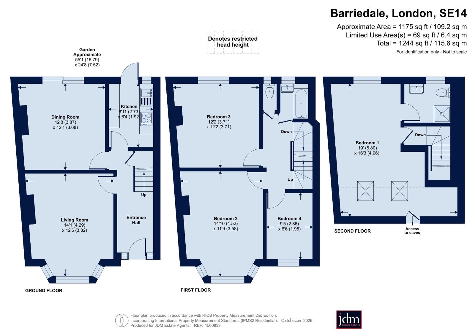27, Barriedale, London floorplan