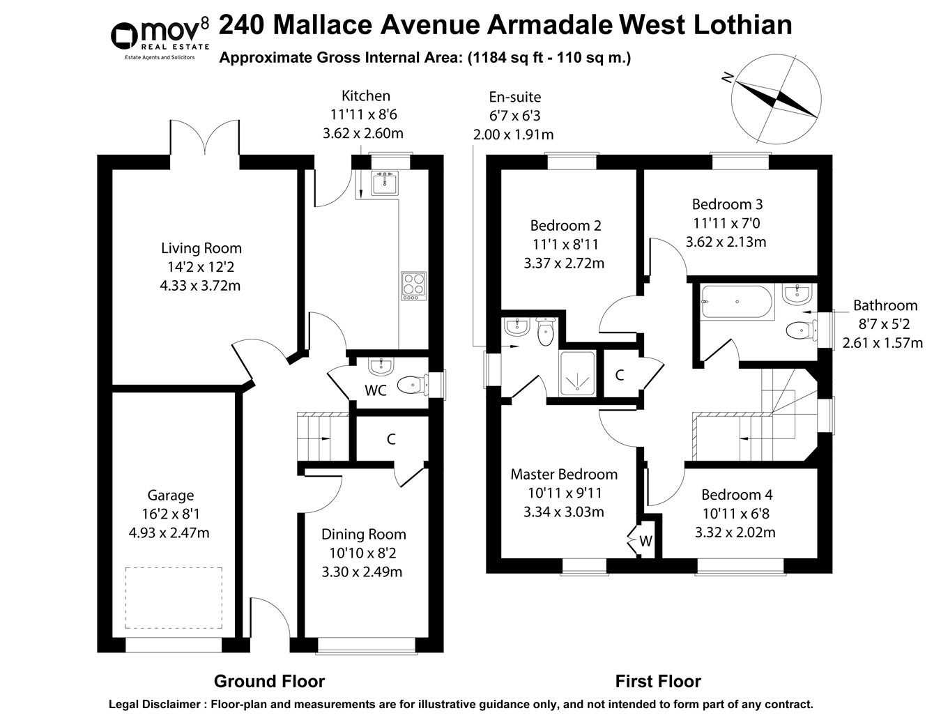 Mallace Avenue, Armadale, Bathgate EH48, 4 bedroom detached house for