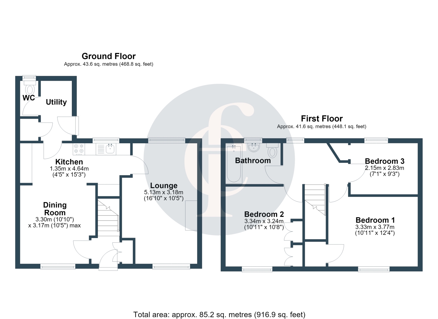 26, Middleton Close Tysoe, Warwick floorplan