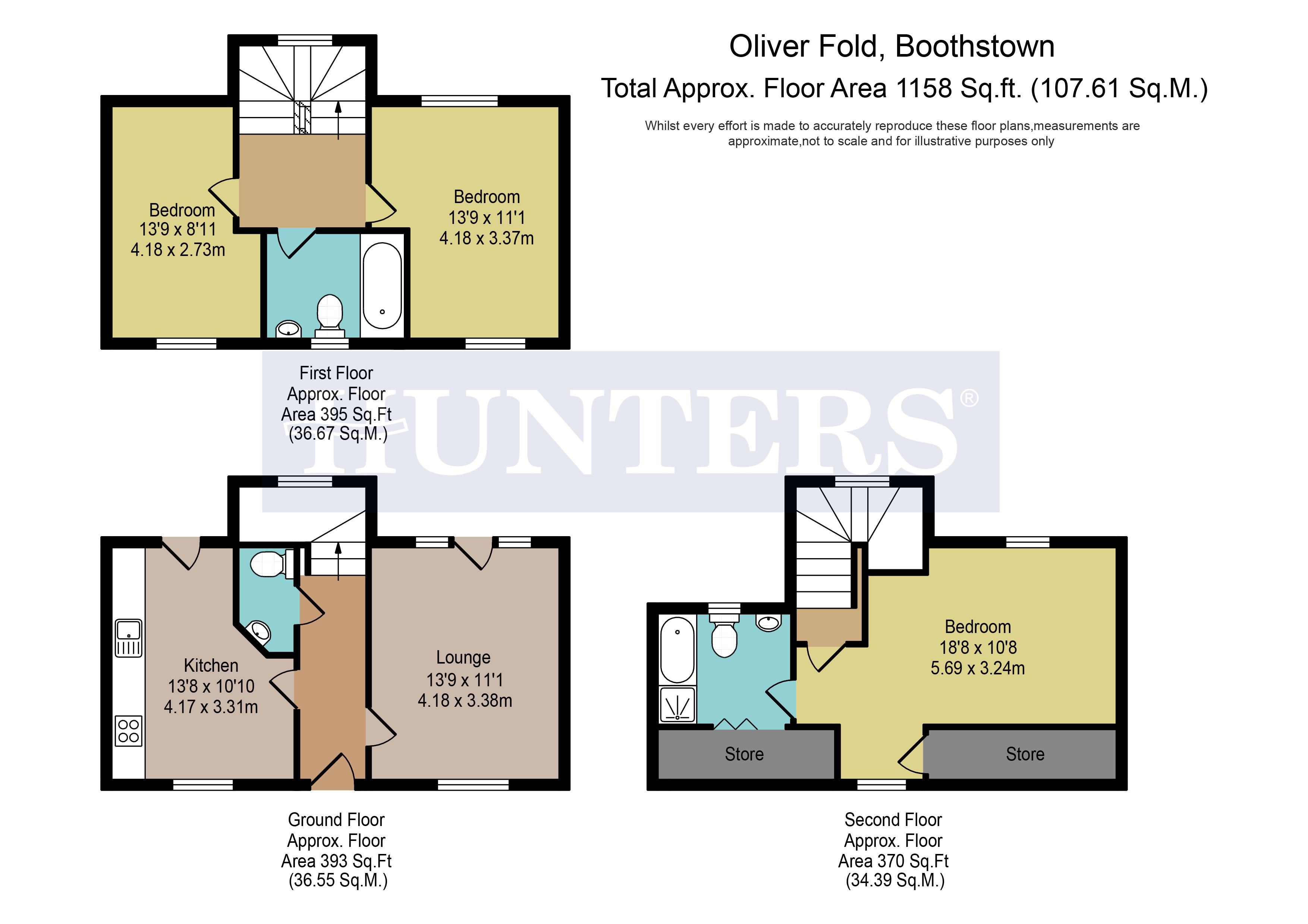 3 Bedrooms Semi-detached house to rent in Oliver Fold Close, Worsley, Manchester M28