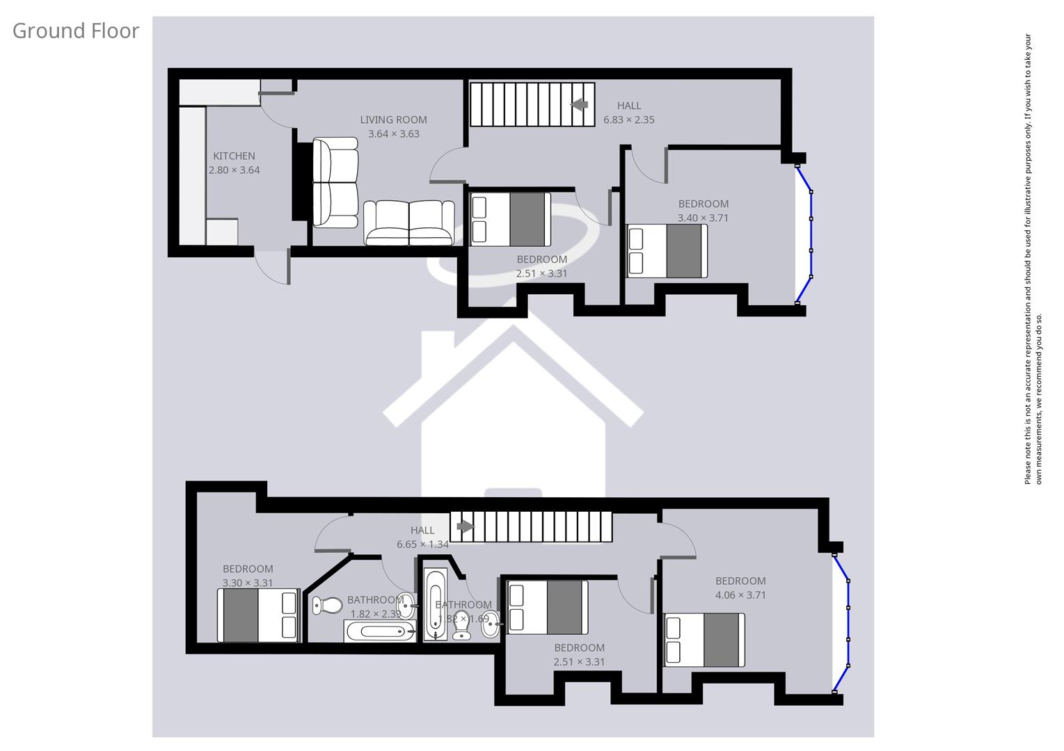 13, Tewkesbury Street, Cardiff floorplan