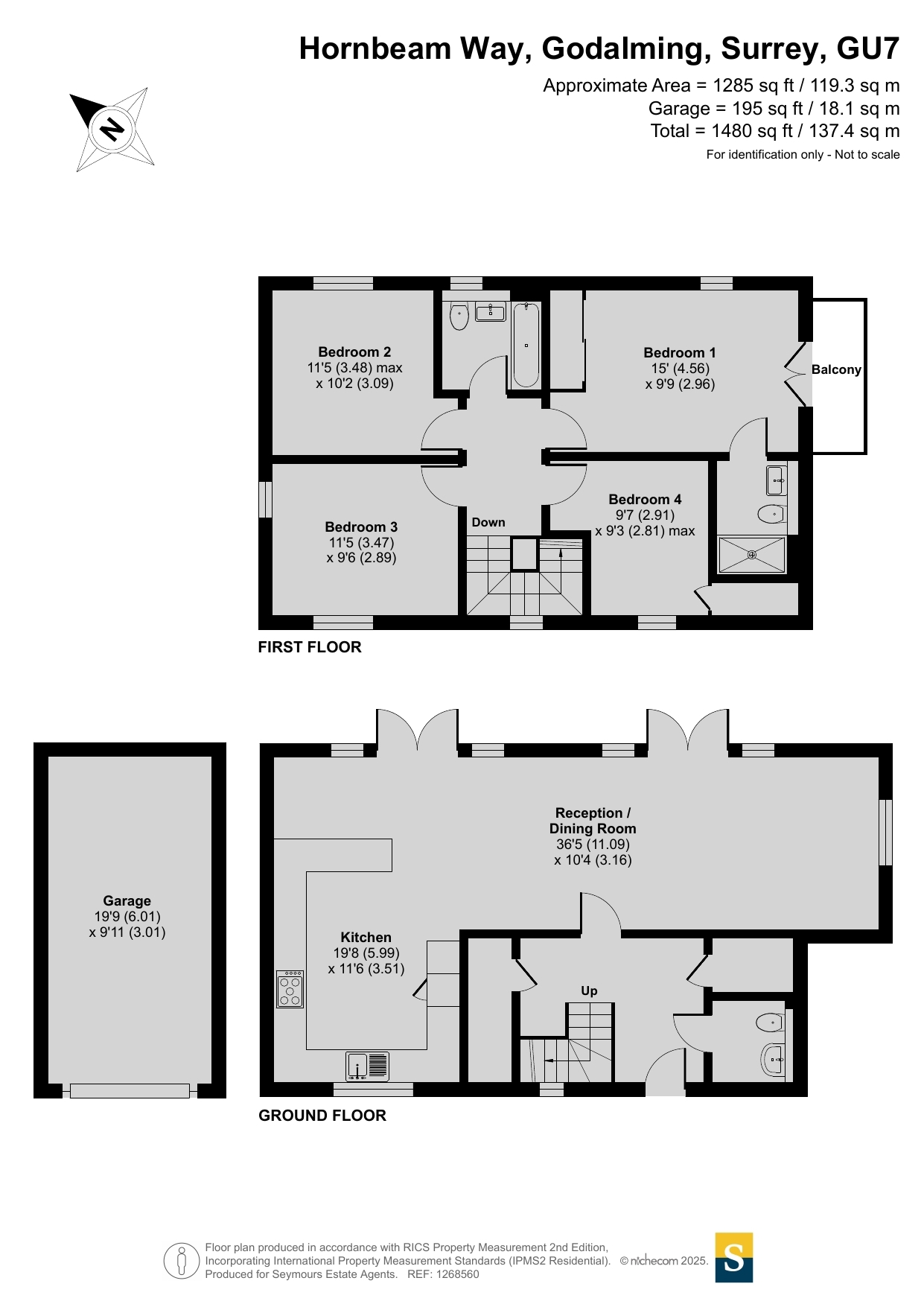 16, Hornbeam Way, Surrey floorplan