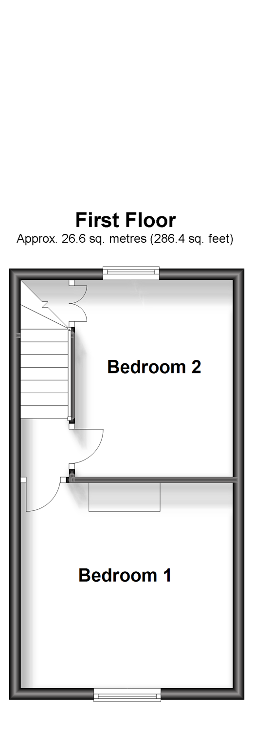 Queens Road, Freshwater, Isle Of Wight PO40, 2 bedroom end terrace