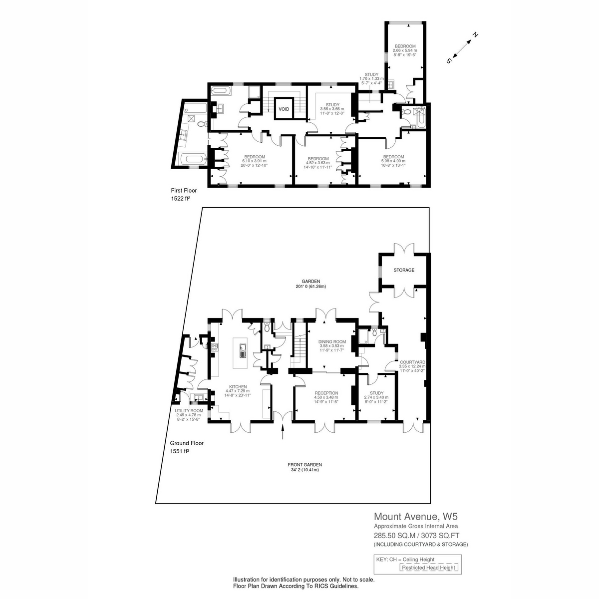 33, Mount Avenue, London floorplan