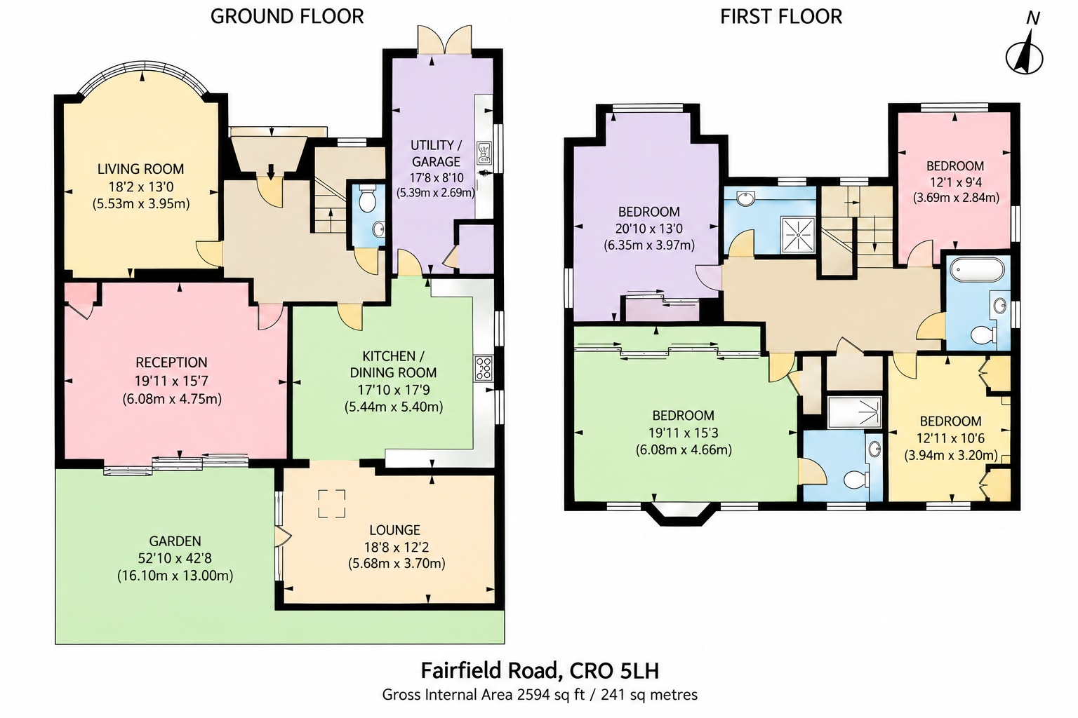 24 Fairfield Road, Croydon floorplan