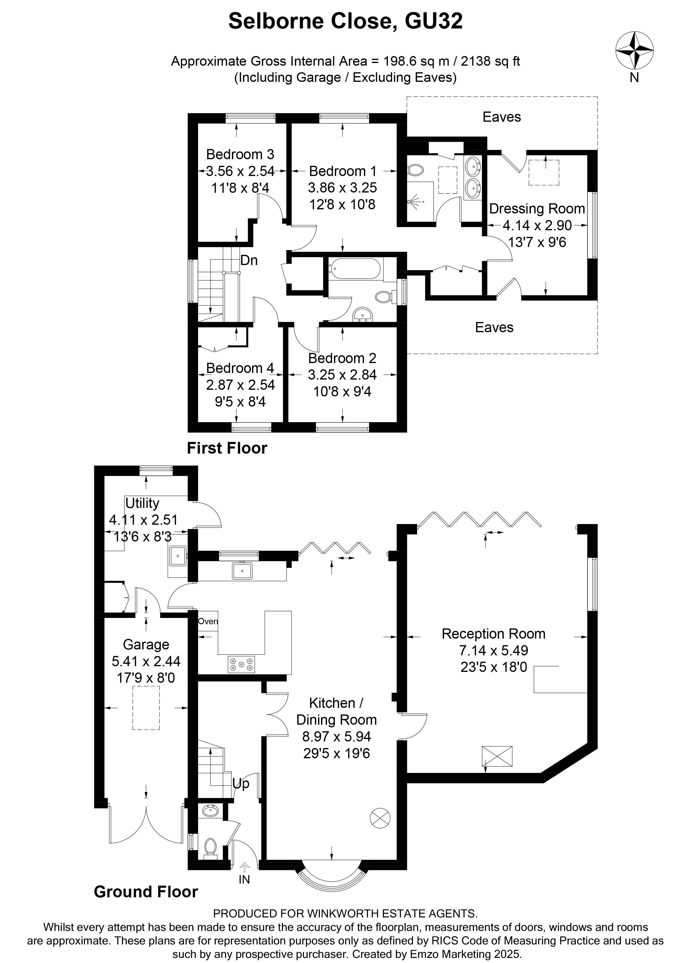 39, Selborne Close, Hampshire floorplan