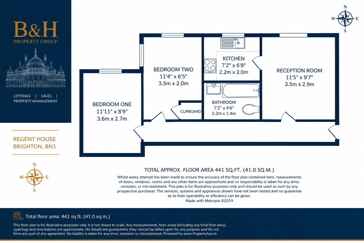 c Regent House, Princes Place, Brighton floorplan