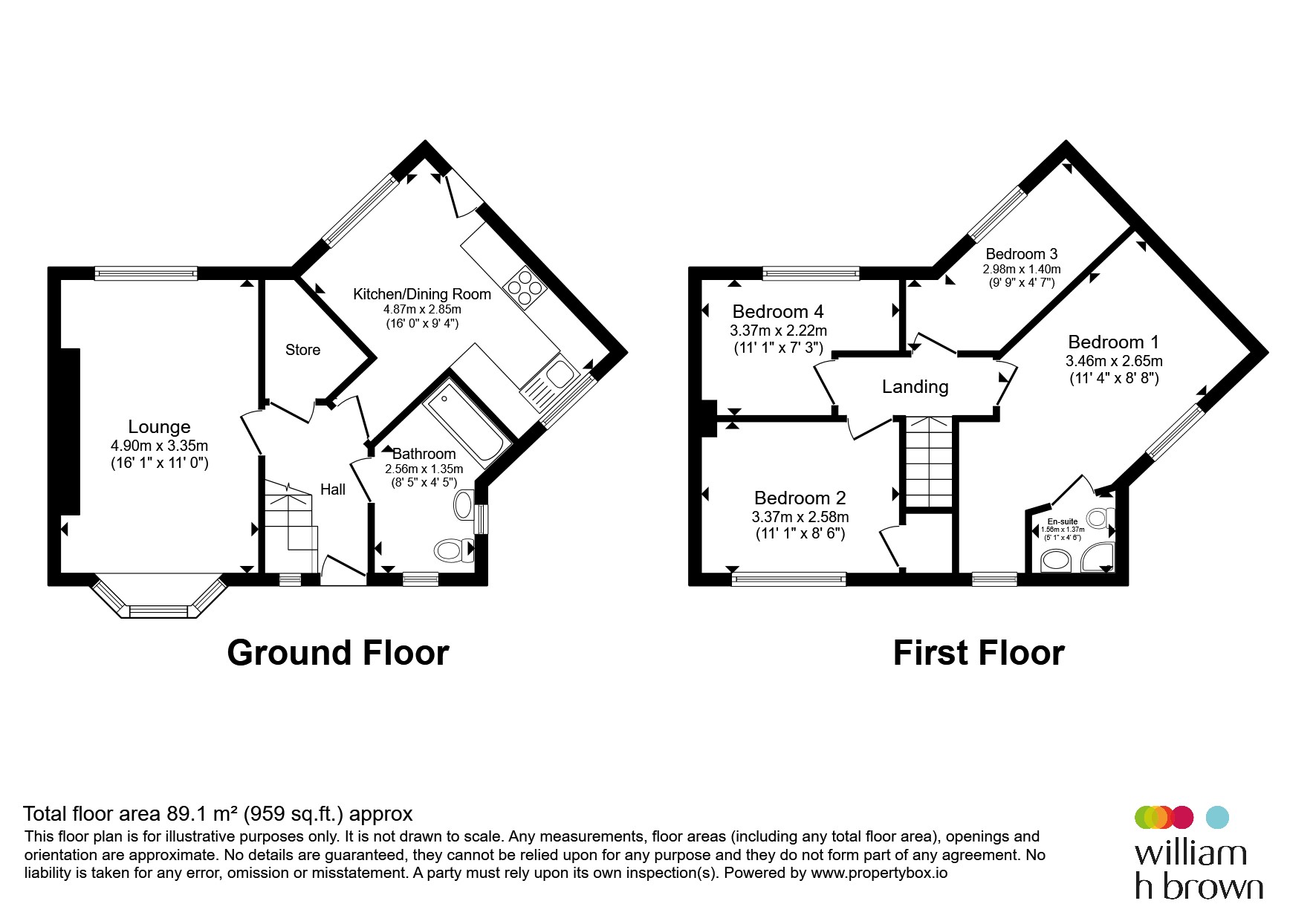 1, Riddell Avenue, Worksop floorplan