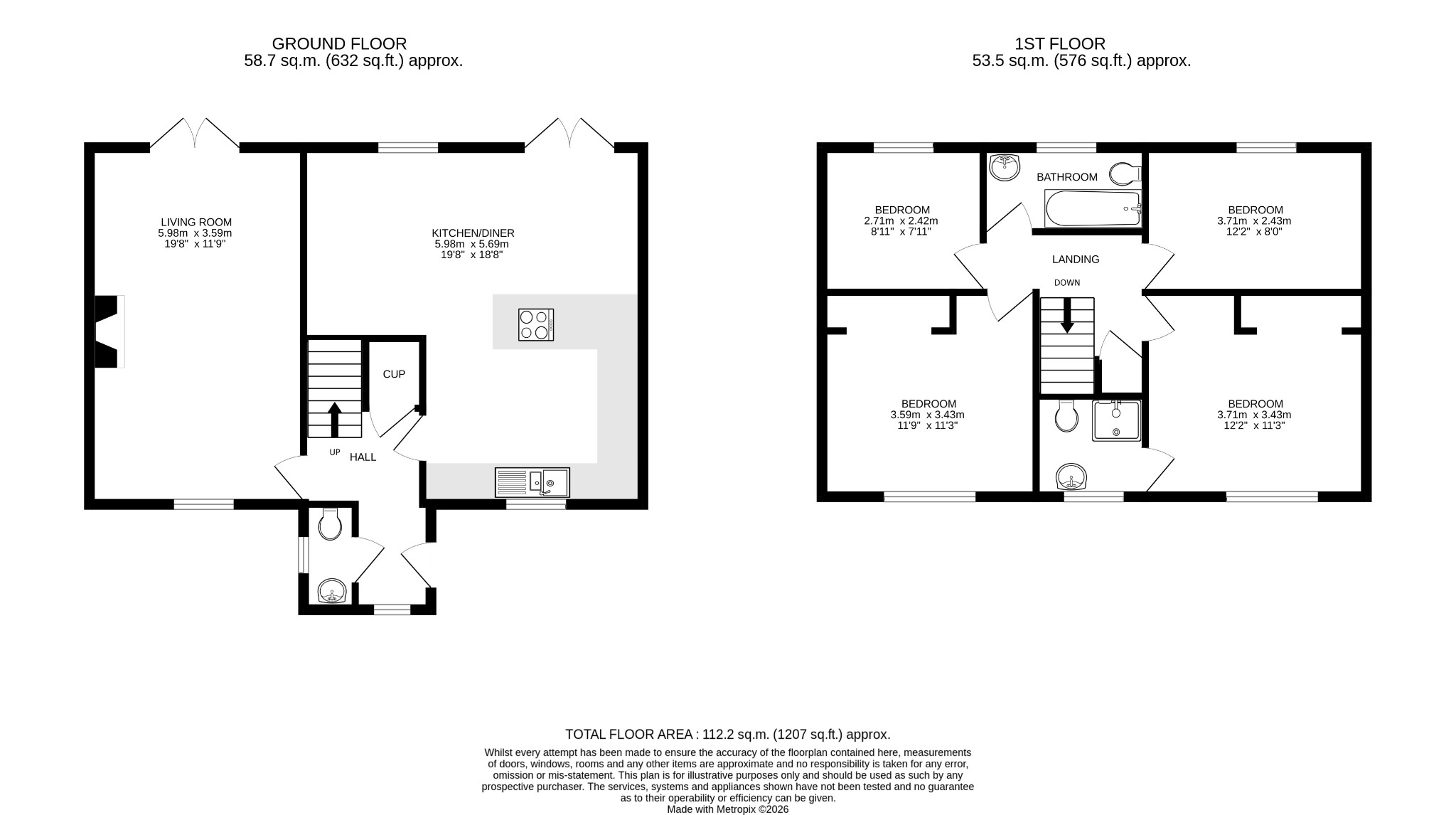 Homestead, Chapel Road, Hayle floorplan