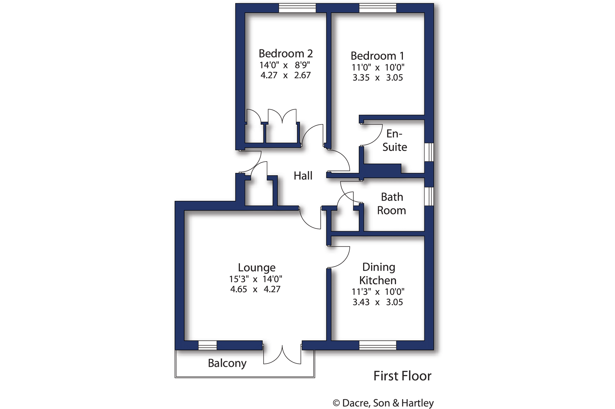 Flat 4, Arkendale House, 2, Angel Gardens, North Yorkshire floorplan