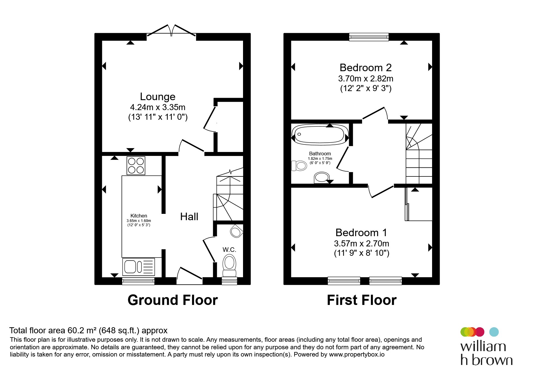 148, Kings Road, Halstead floorplan