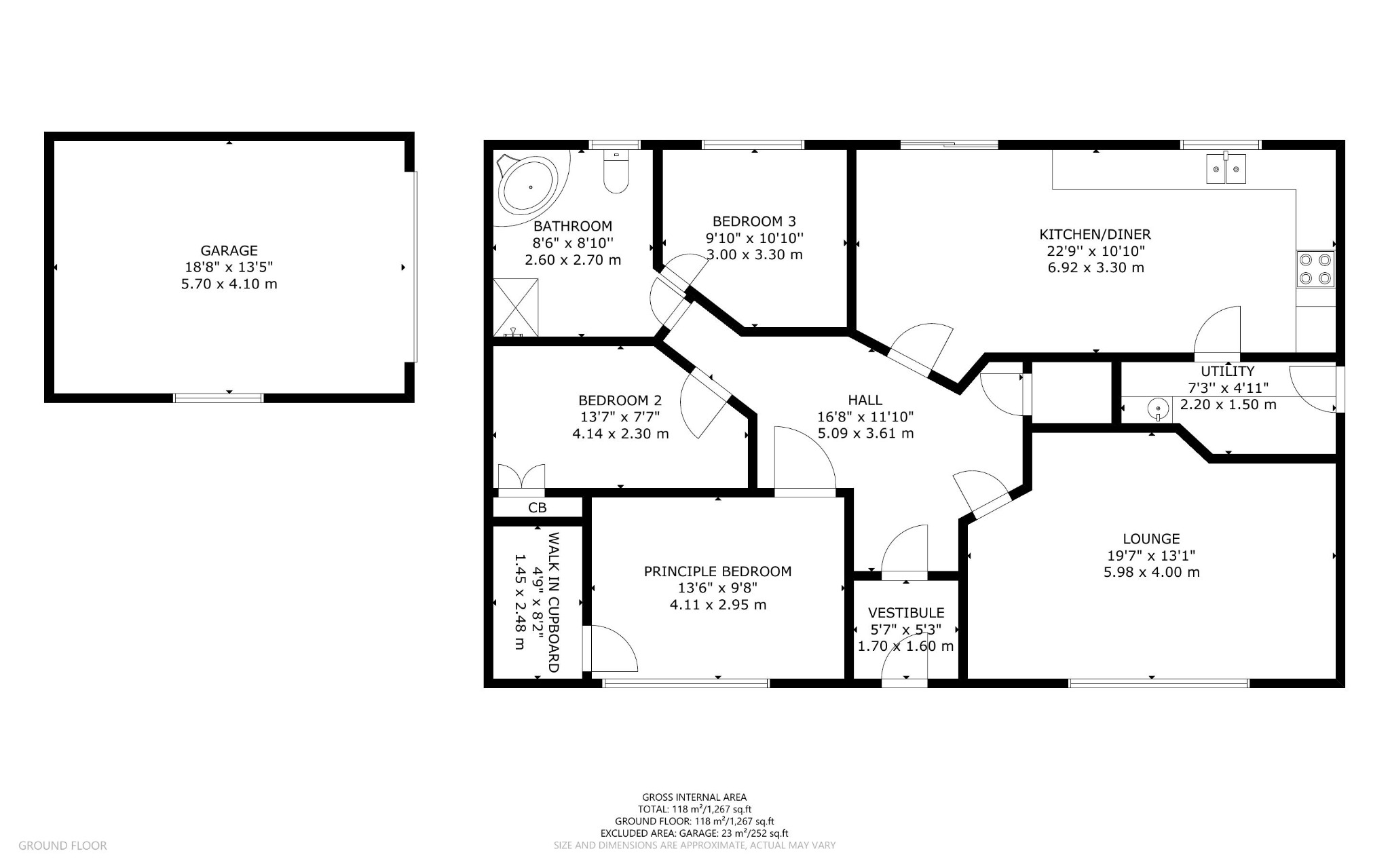 32 Victoria Gardens, Banff, Aberdeenshire floorplan