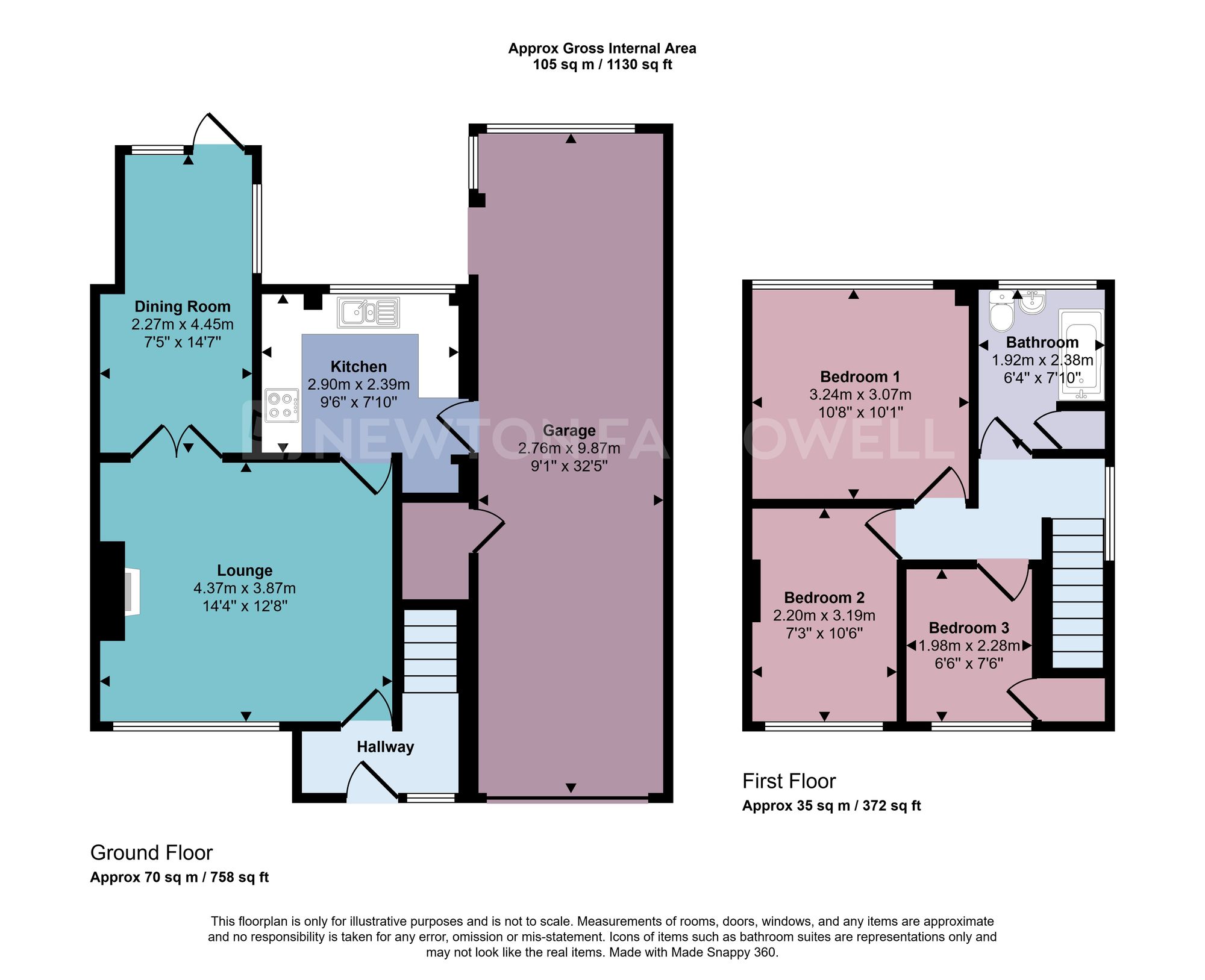 12 Ferndale, Ibstock floorplan